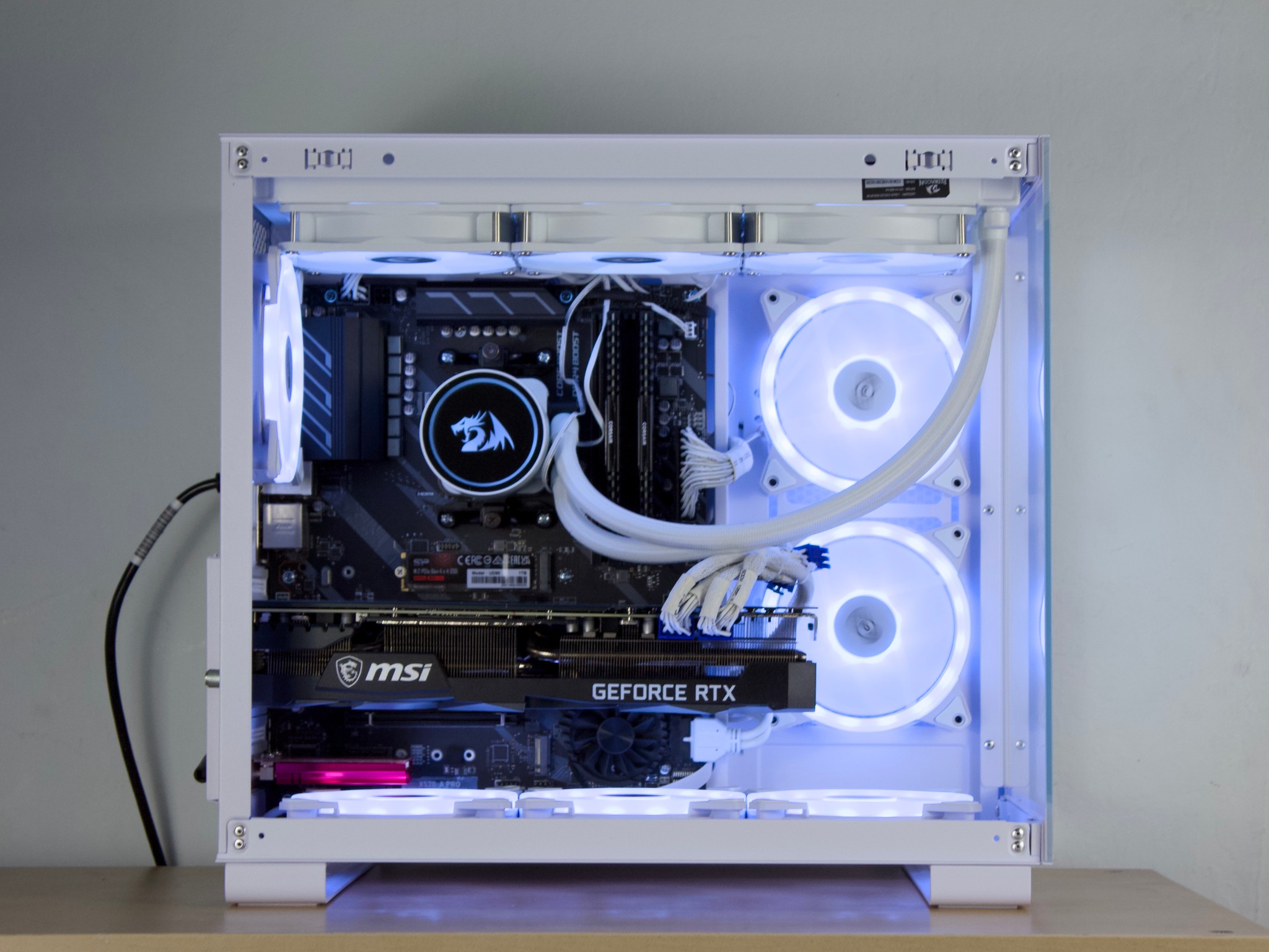 ❄️1440P Powerhouse❄️ - RTX 3080 TI, Ryzen 7 5800X, 32GB RAM, 1TB NVMe - Whiteout/WiFi/ARGB