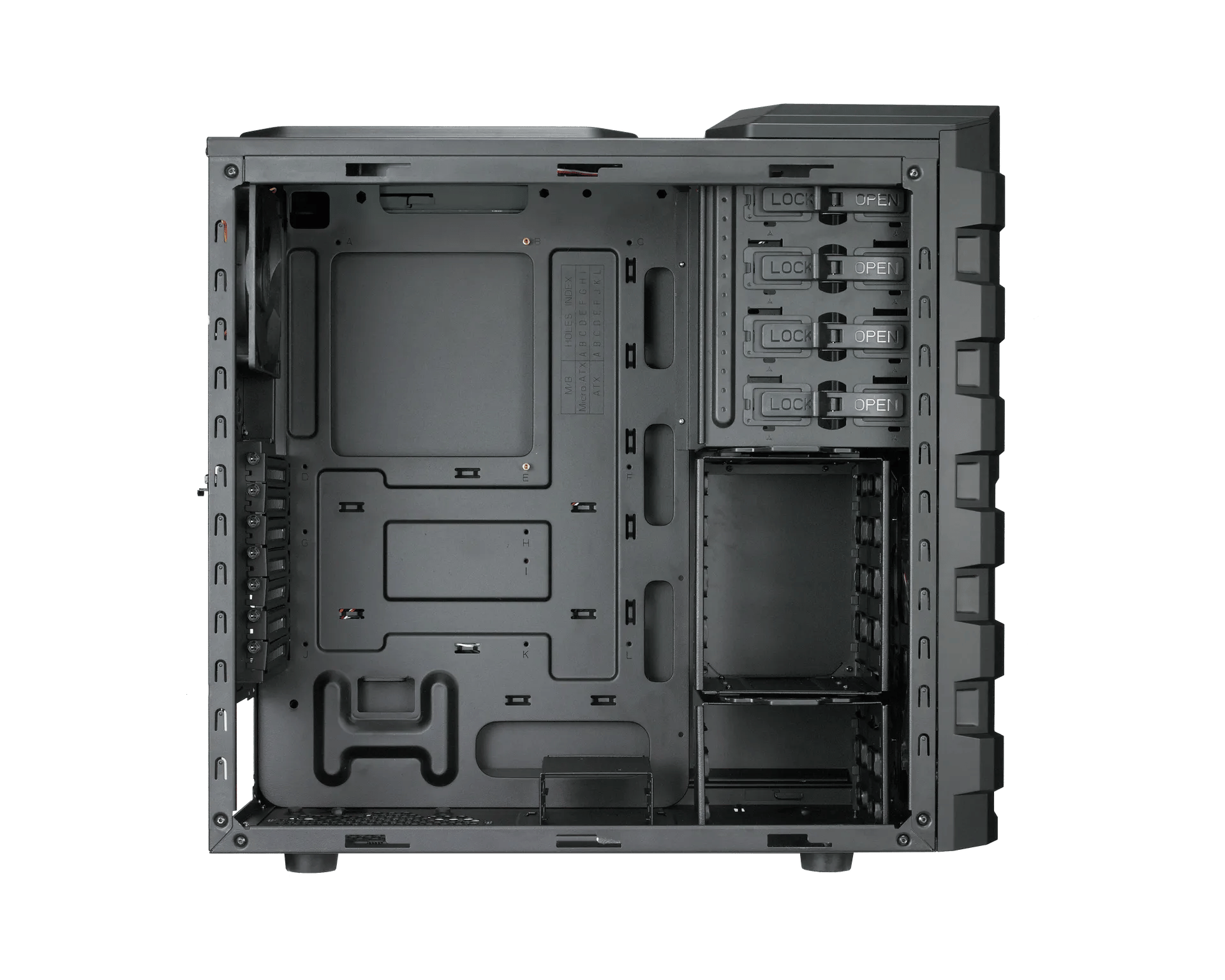 COOLER MASTER HAF 912 Plus - Black - Mid Tower - ATX - Retro Case