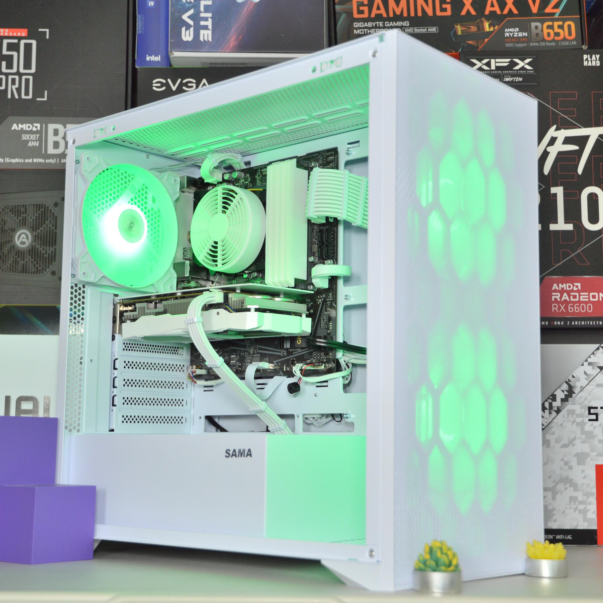 🧊🧊| RTX 2060 SUPER 6GB | INTEL i3-10100 | 16GB DDR4 RAM | 1 TB Storage | Ice Box 3.0 |