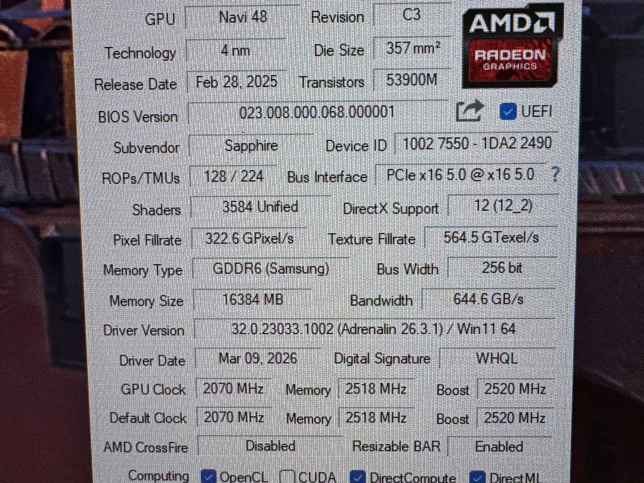 Custom 1440p/4K RX 9070 Build