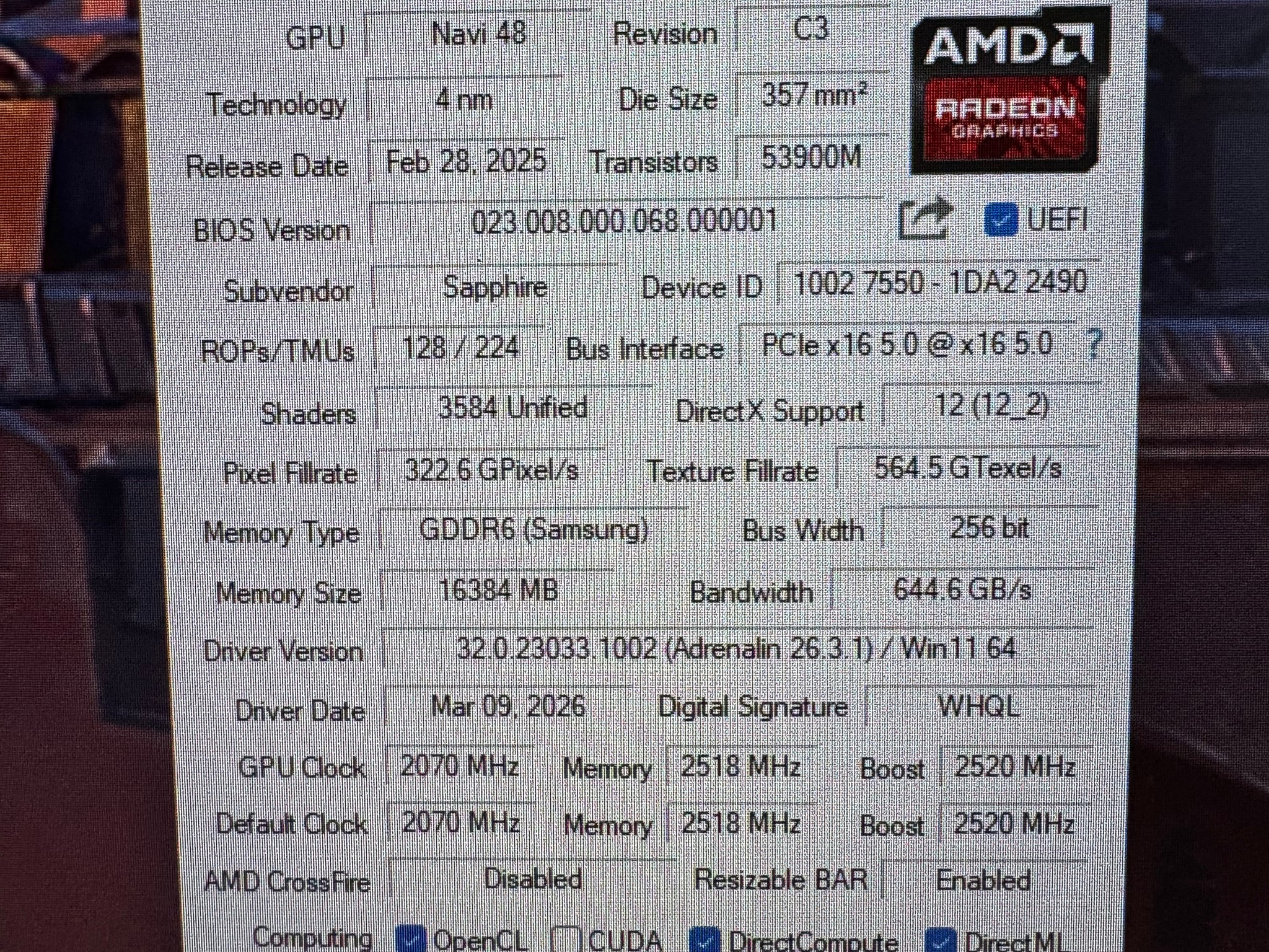 Custom 1440p/4K RX 9070 Build