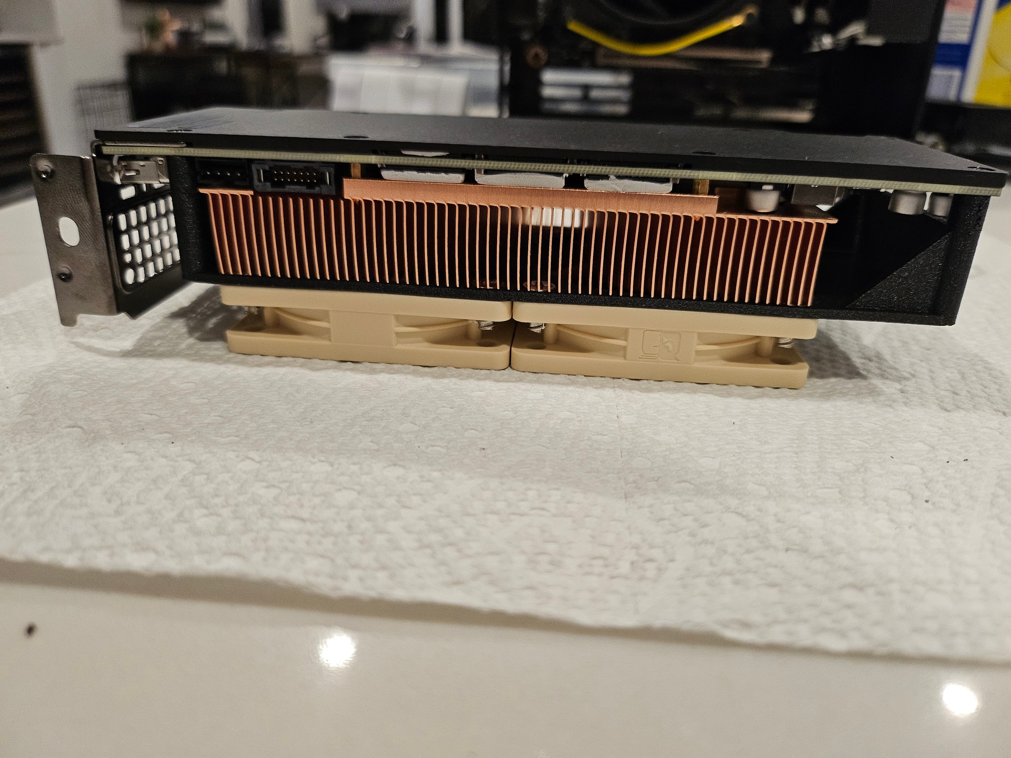 RTX 4000 Ada SFF - Custom Copper heatsink/Noctua fans