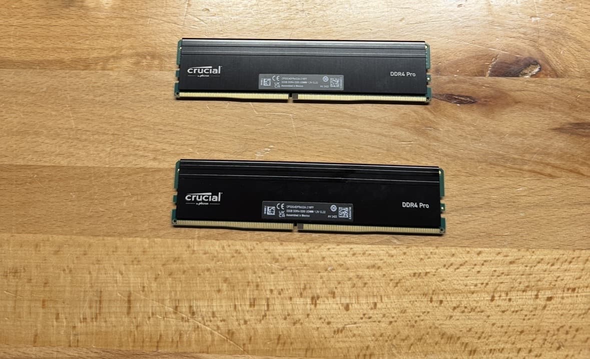 64GB Crucial Pro DDR4 3200MHz
