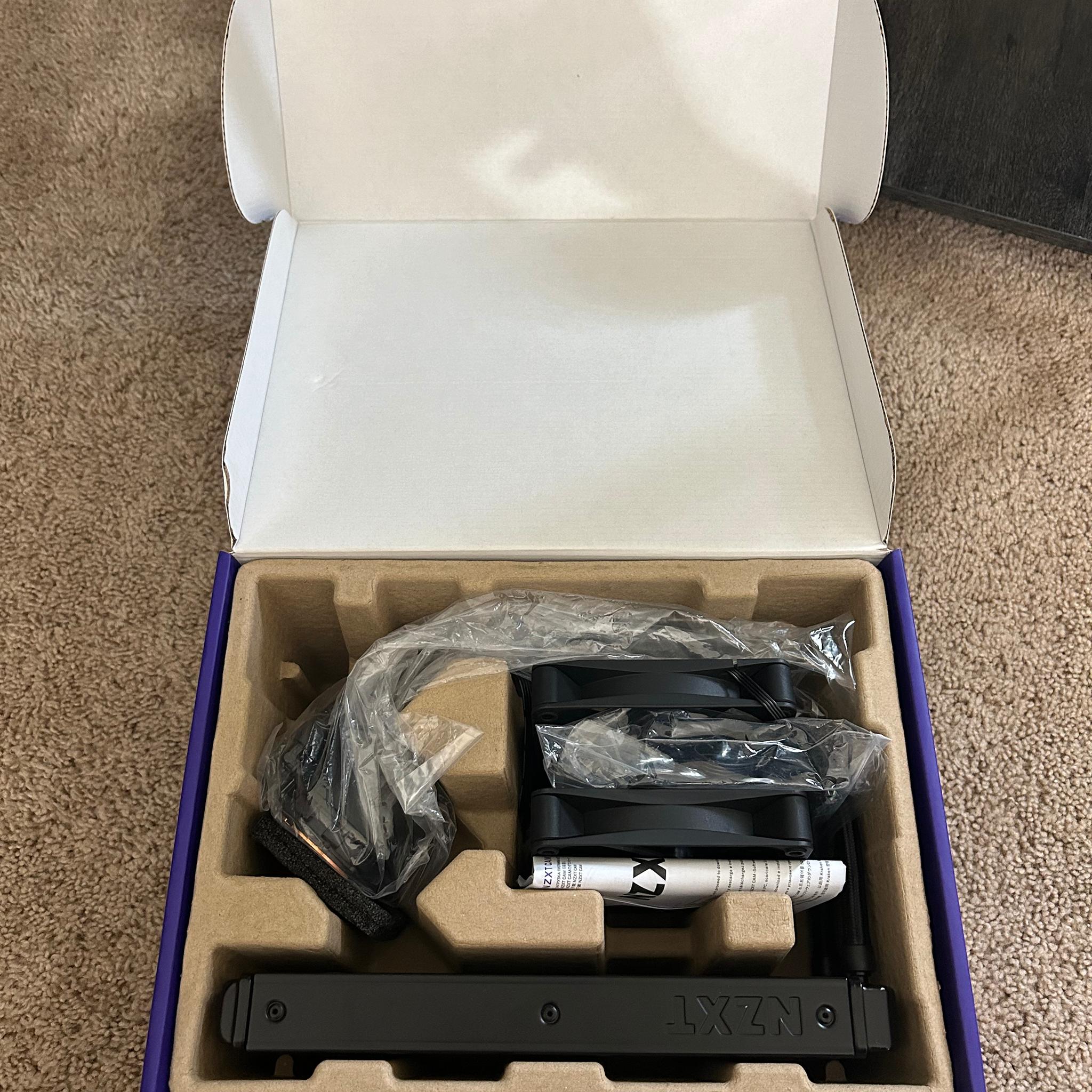 NZXT Kraken 240mm AIO cooler with lcd display