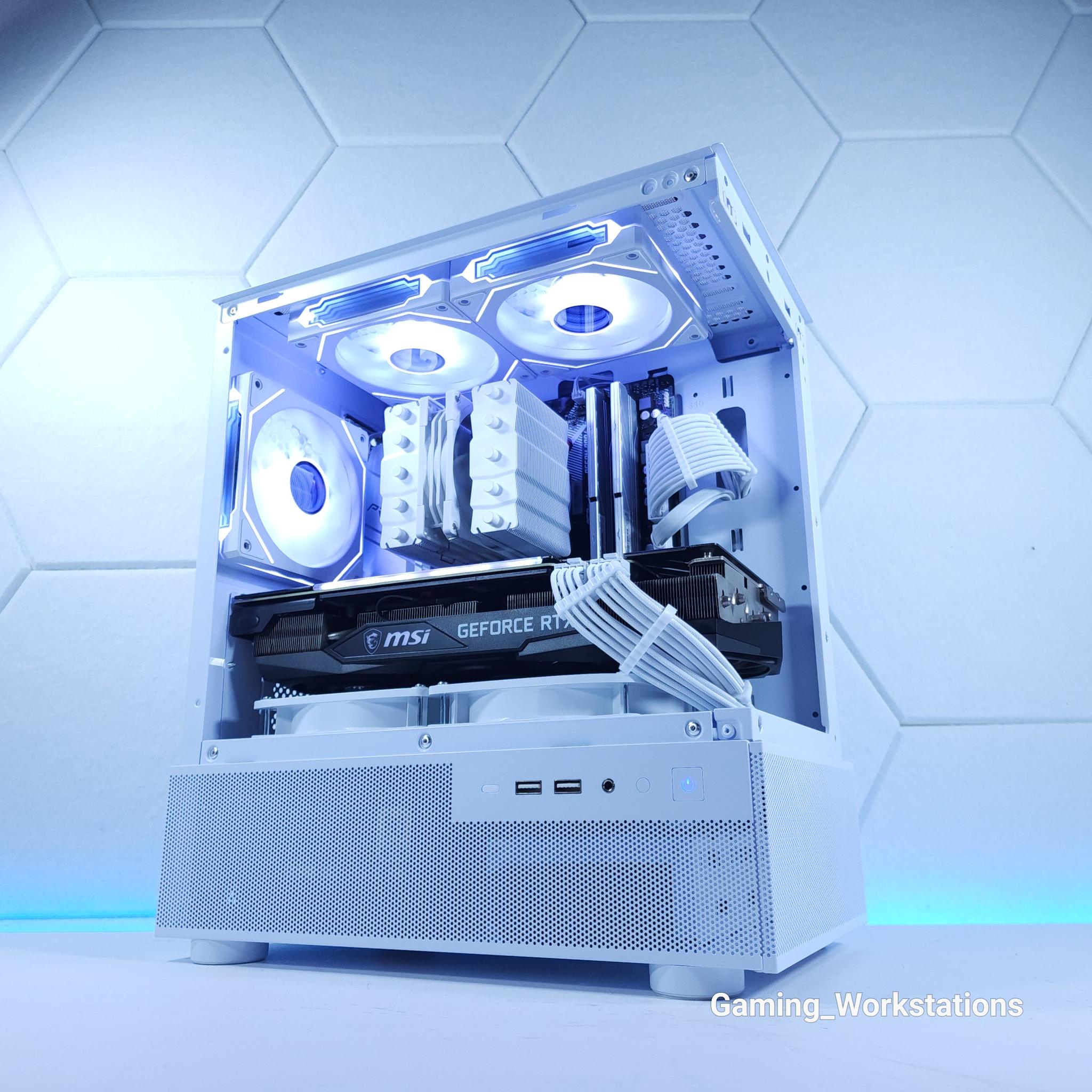 🤍RTX 3070 || Ryzen 7 5700X || 2TB NVMe SSD || 32GB 3200MHz || 1080p/1440p Gaming Computer