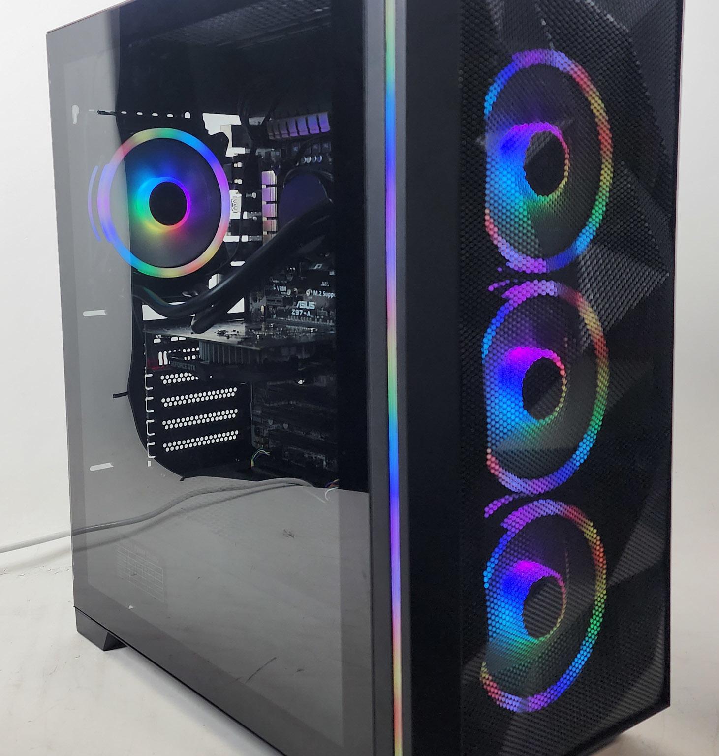 Gaming PC i7-4770K 16GB RAM 512GB SSD GTX 1650 4GB Windows 11 Computer