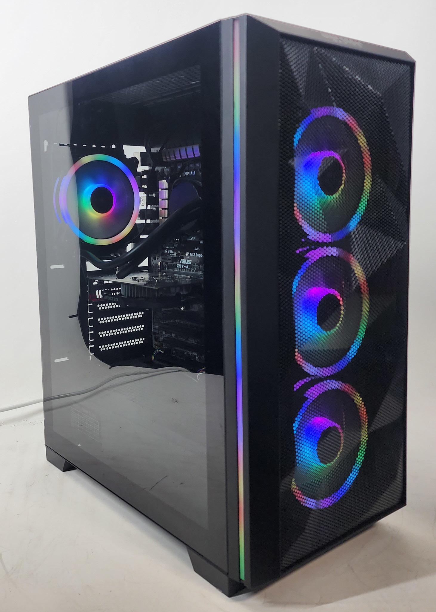 Gaming PC i7-4770K 16GB RAM 512GB SSD GTX 1650 4GB Windows 11 Computer