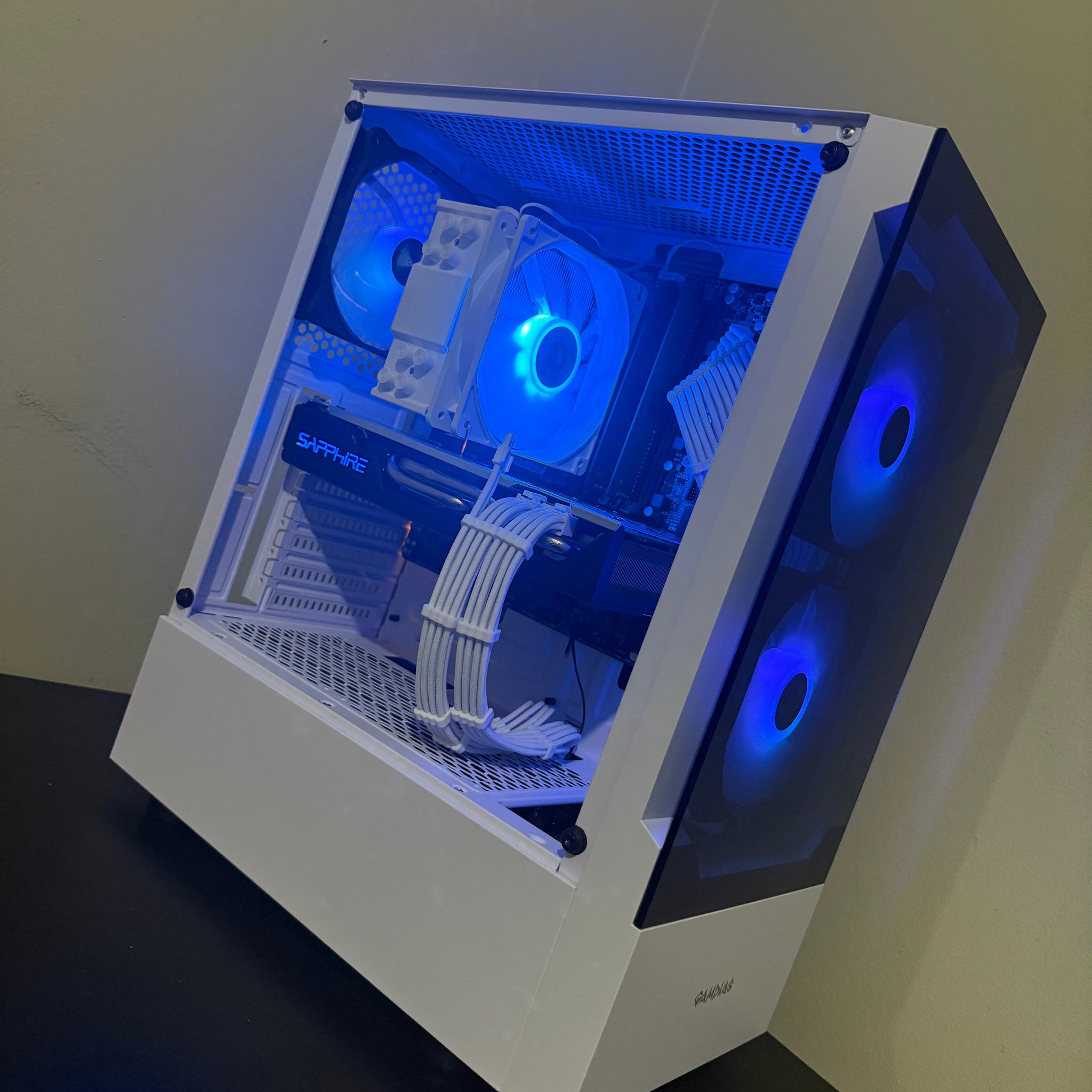 ❄️ White Phantom Gaming PC ❄️ | Intel i5 | Sapphire RX 570 4GB | 16GB DDR4 |