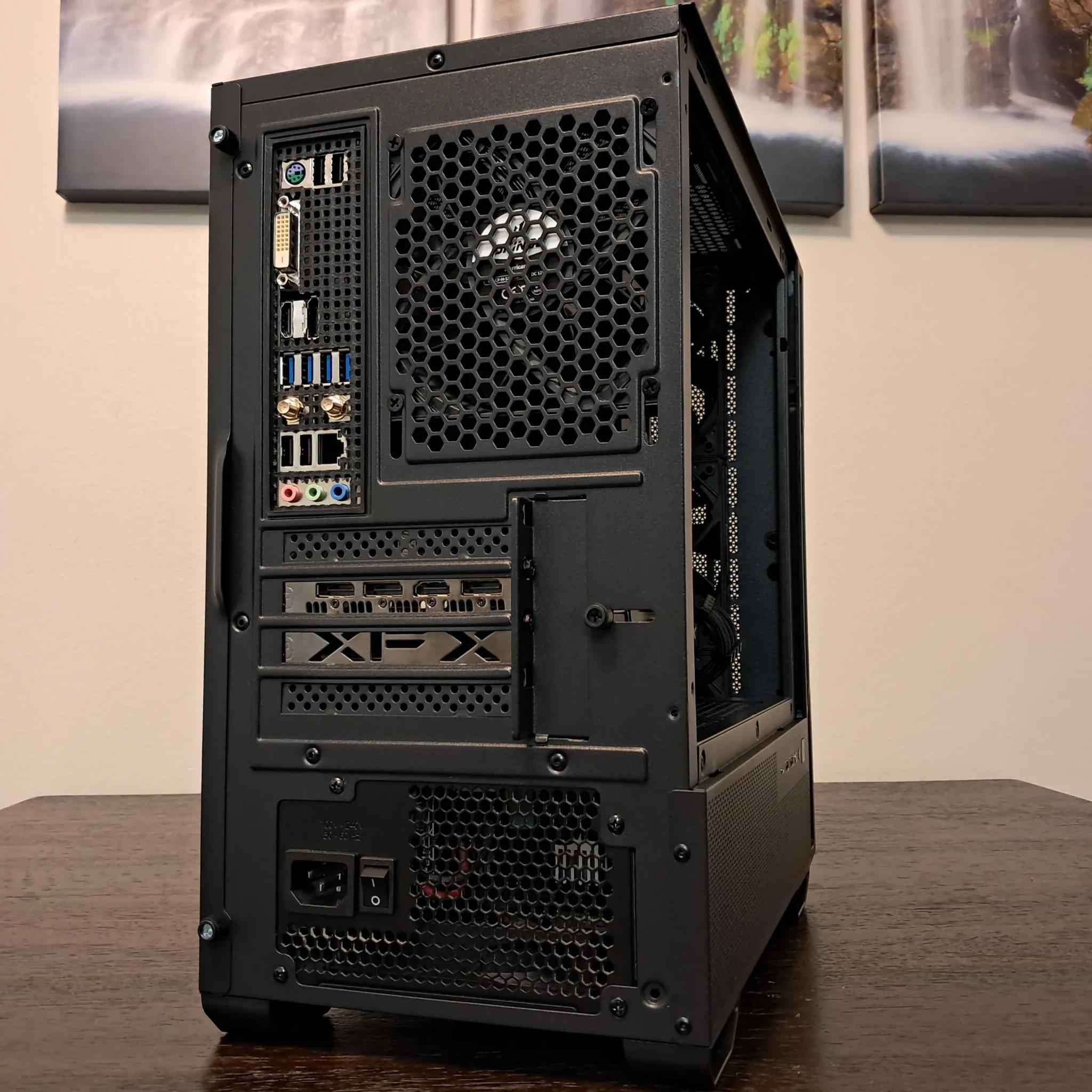 🪵Sleek Woodgrain AMD Gamer!🪵Ryzen 5 3500X | Radeon RX 6600 | 1TB SSD | 16GB DDR4-3200