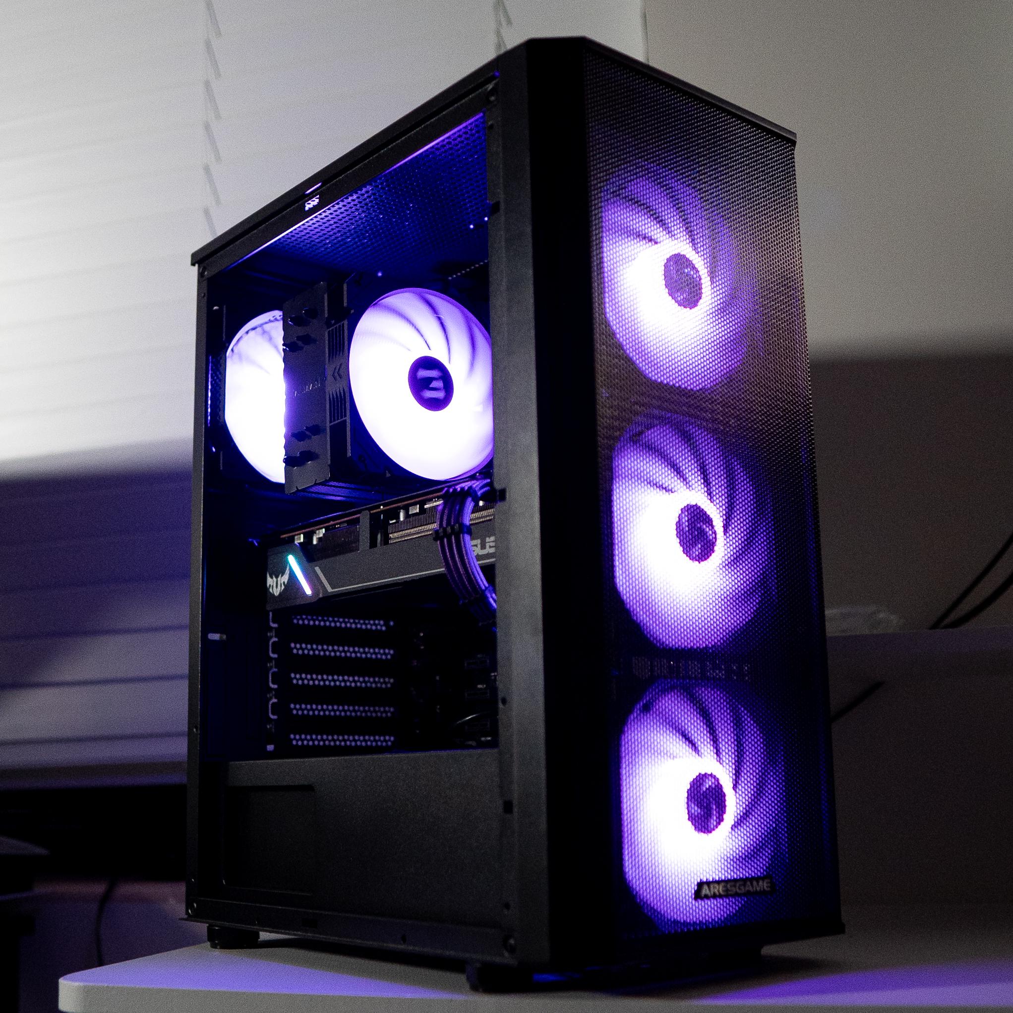 ⚫🟣 | RX 5600XT | INTEL i5 9400F | 32GB DDR4 RAM | 128GB NVME SSD + 1TB HDD | Amethyst Achiever |