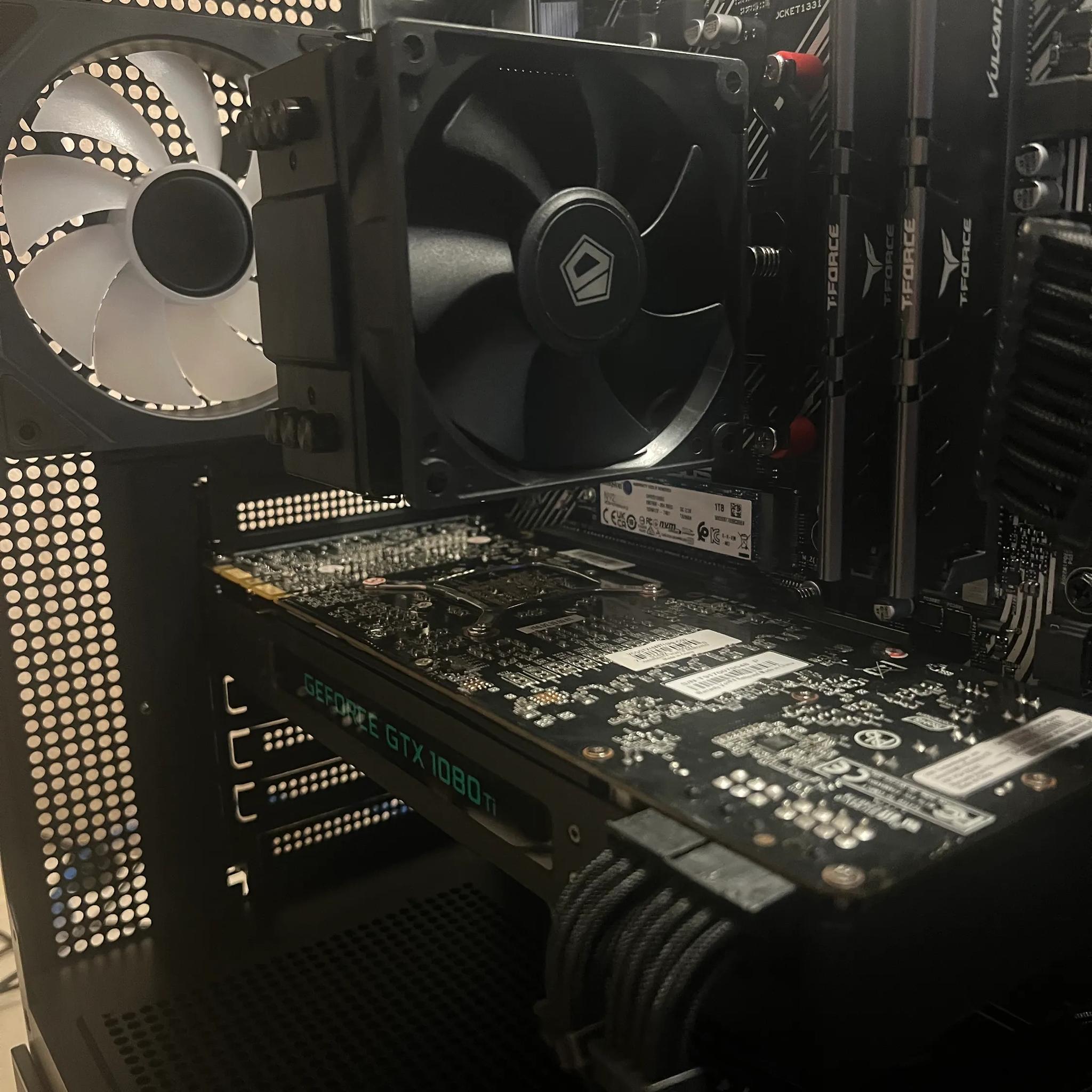 Geforce GTX 1080ti Custom Built Gaming PC with Ryzen 5 3600,1 TB M.2 SSD...
