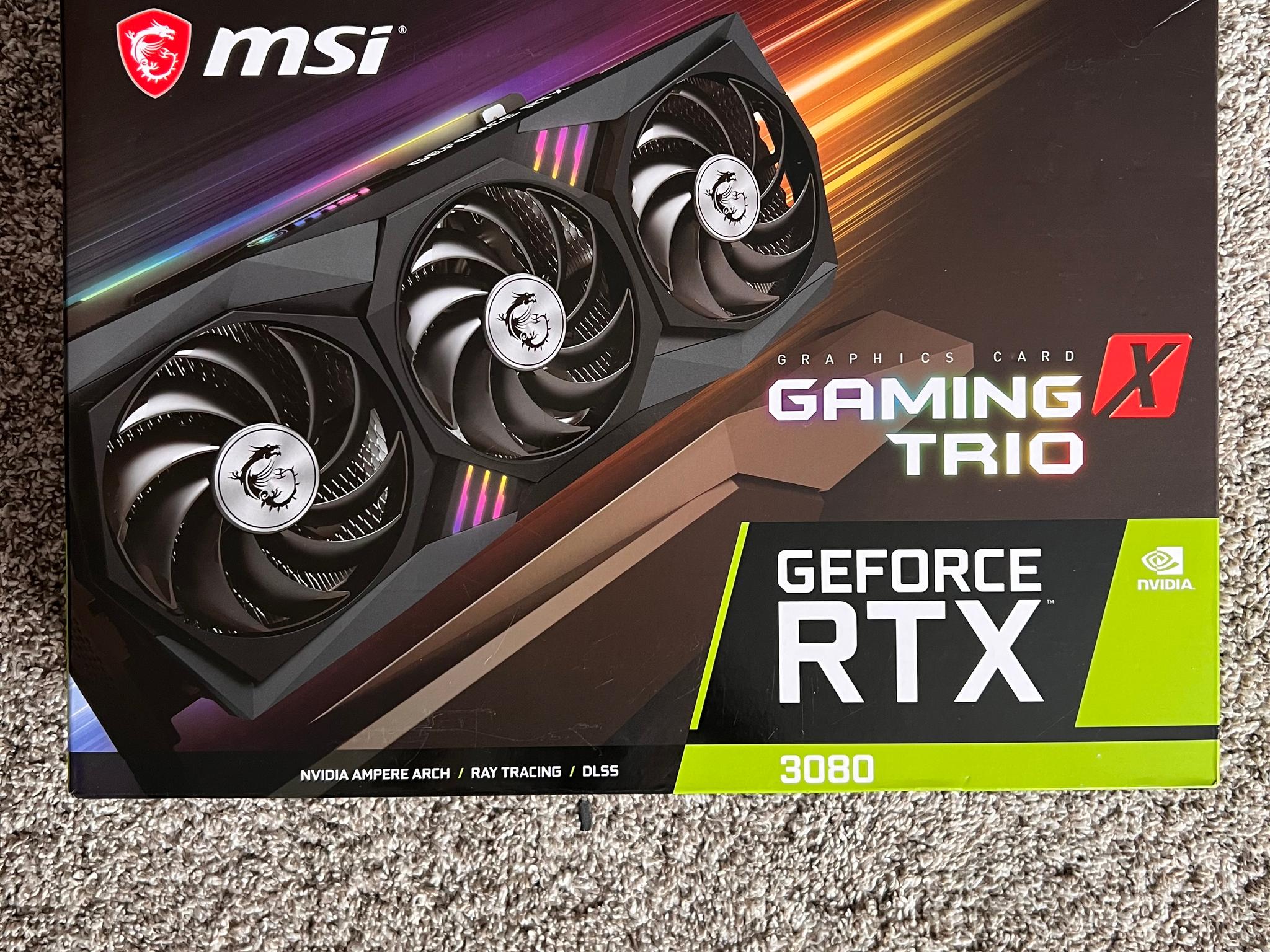MSI GeForce RTX 3080 GAMING X TRIO 10GB GDDR6X