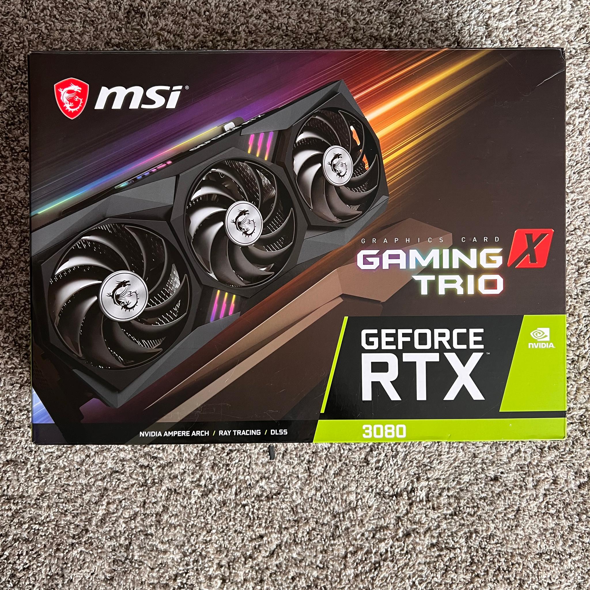MSI GeForce RTX 3080 GAMING X TRIO 10GB GDDR6X