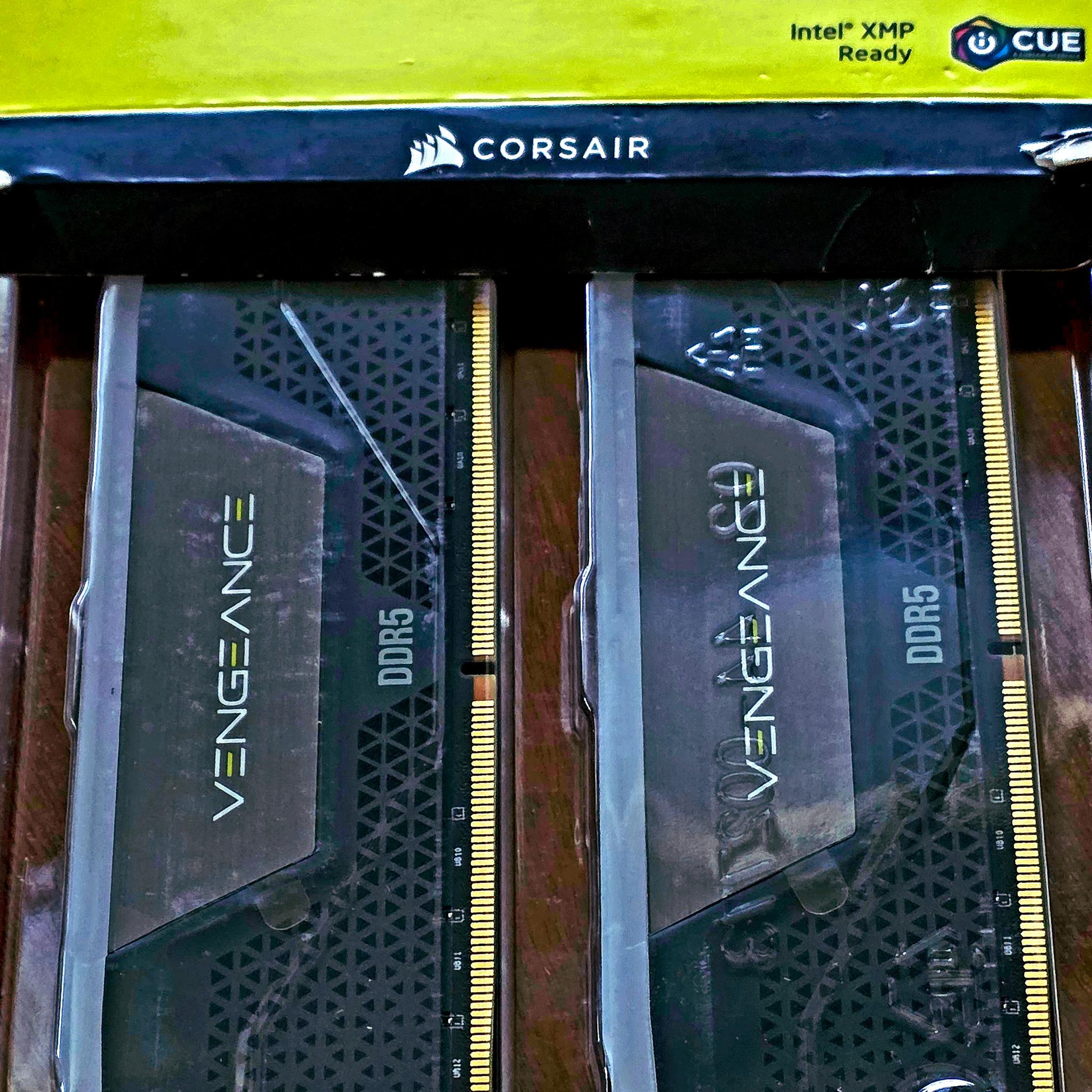 OPEN BOX Corsair Vengeance RGB DDR5 RAM (32GB x2) 6600 MHz