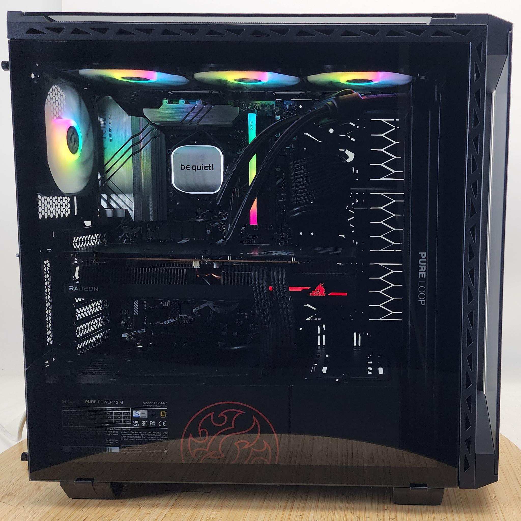 Gaming PC i7-14700KF 16GB RAM 1TB SSD RX 6800 XT 16GB Windows 11 Computer