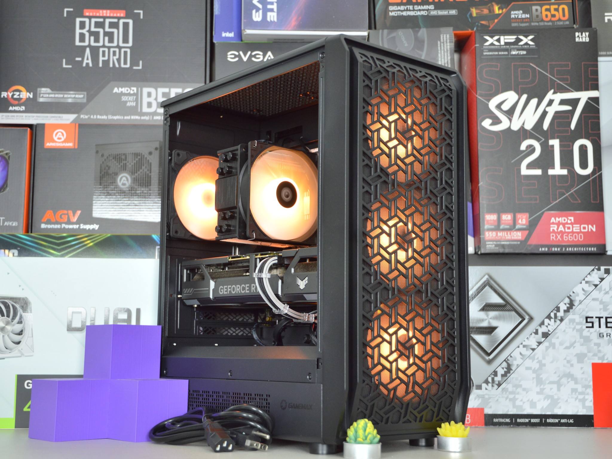 🌋🌋 | RTX 5060 8GB| RYZEN 7 3700X | 16 GB DDR4 RAM | 1TB NVME SSD | Volcanic Rock |