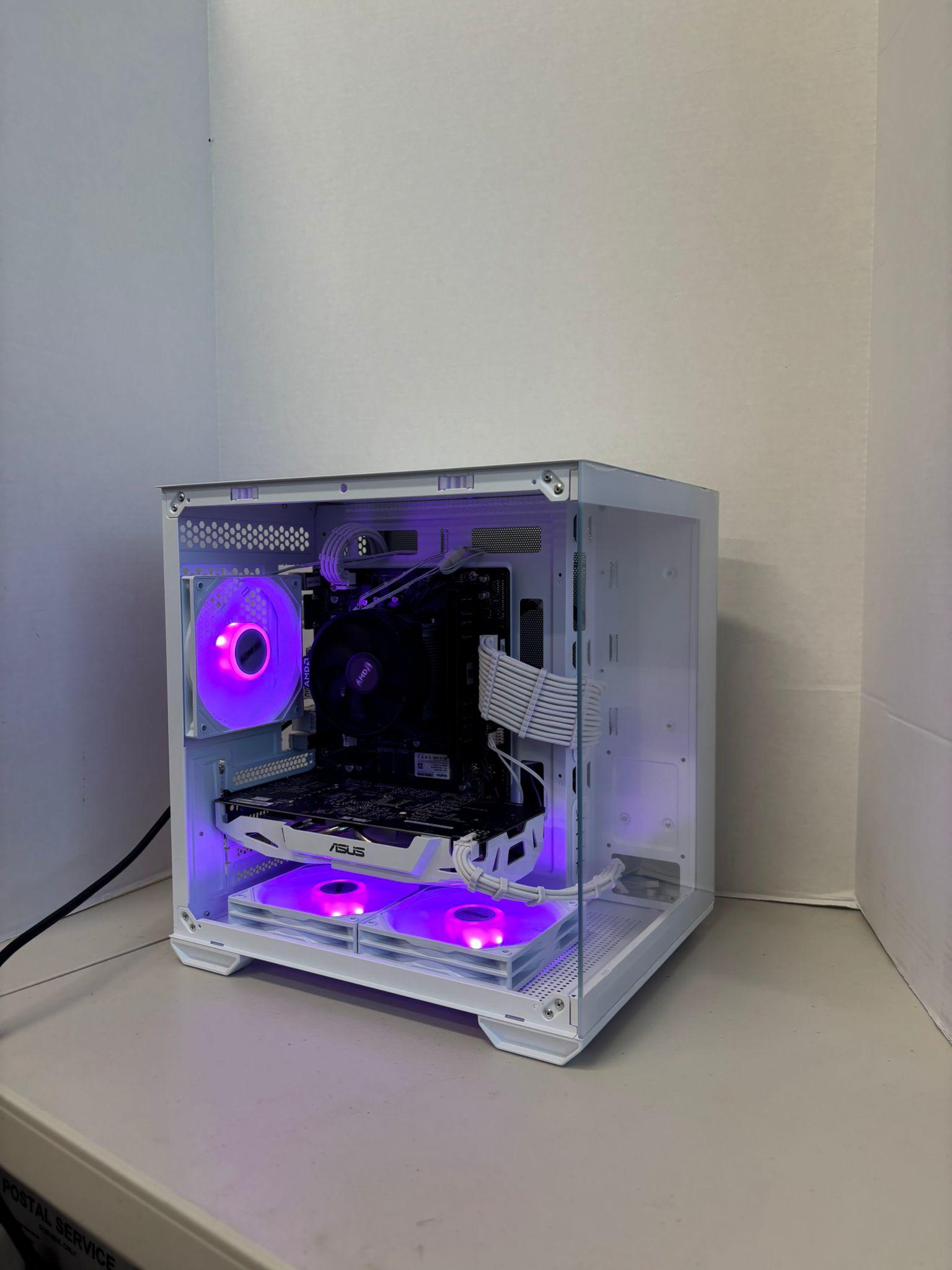 ⚪️ All-White 1080p Gaming PC | GTX 1060 6GB + Ryzen 5 1600 | 16GB RAM | Clean & Smooth Performance