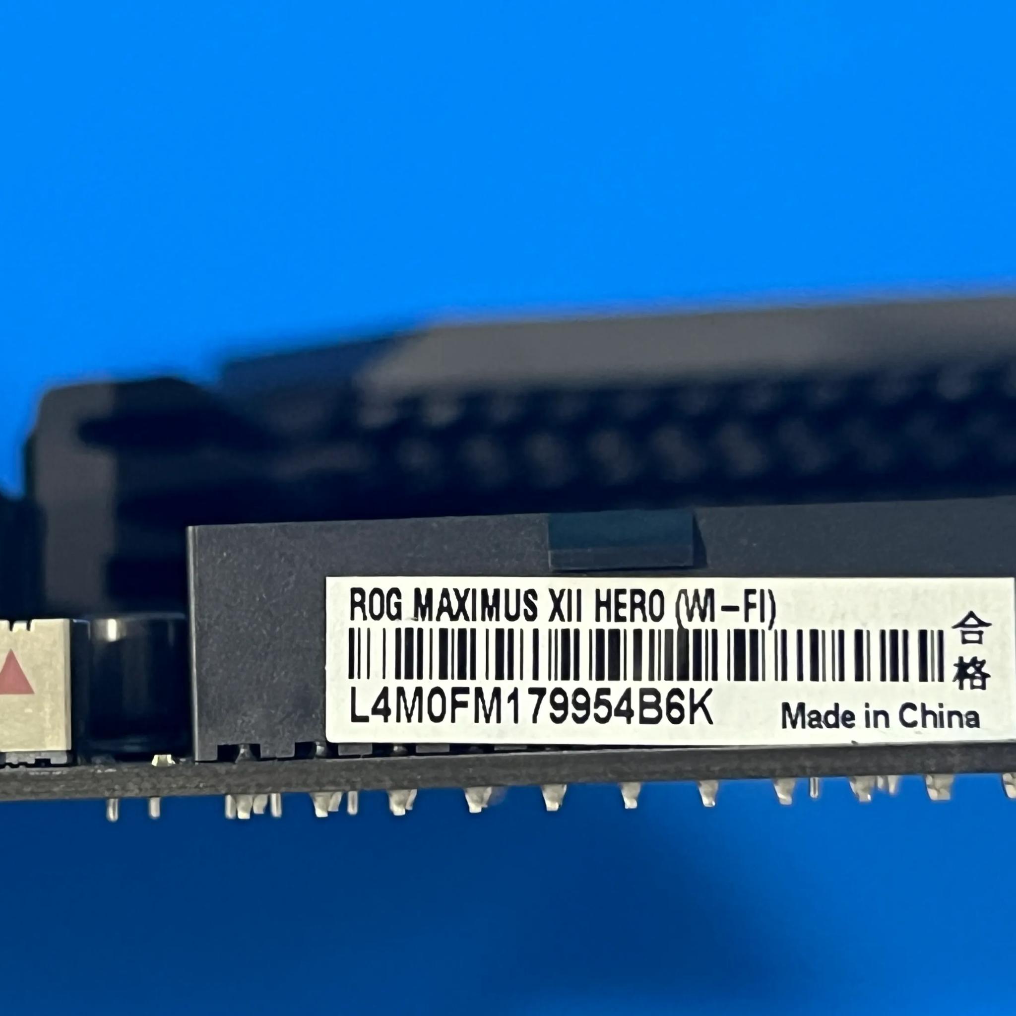 INTEL CORE I9 10900K and ASUS ROG MAXIMUS XII HERO WIFI (z490)