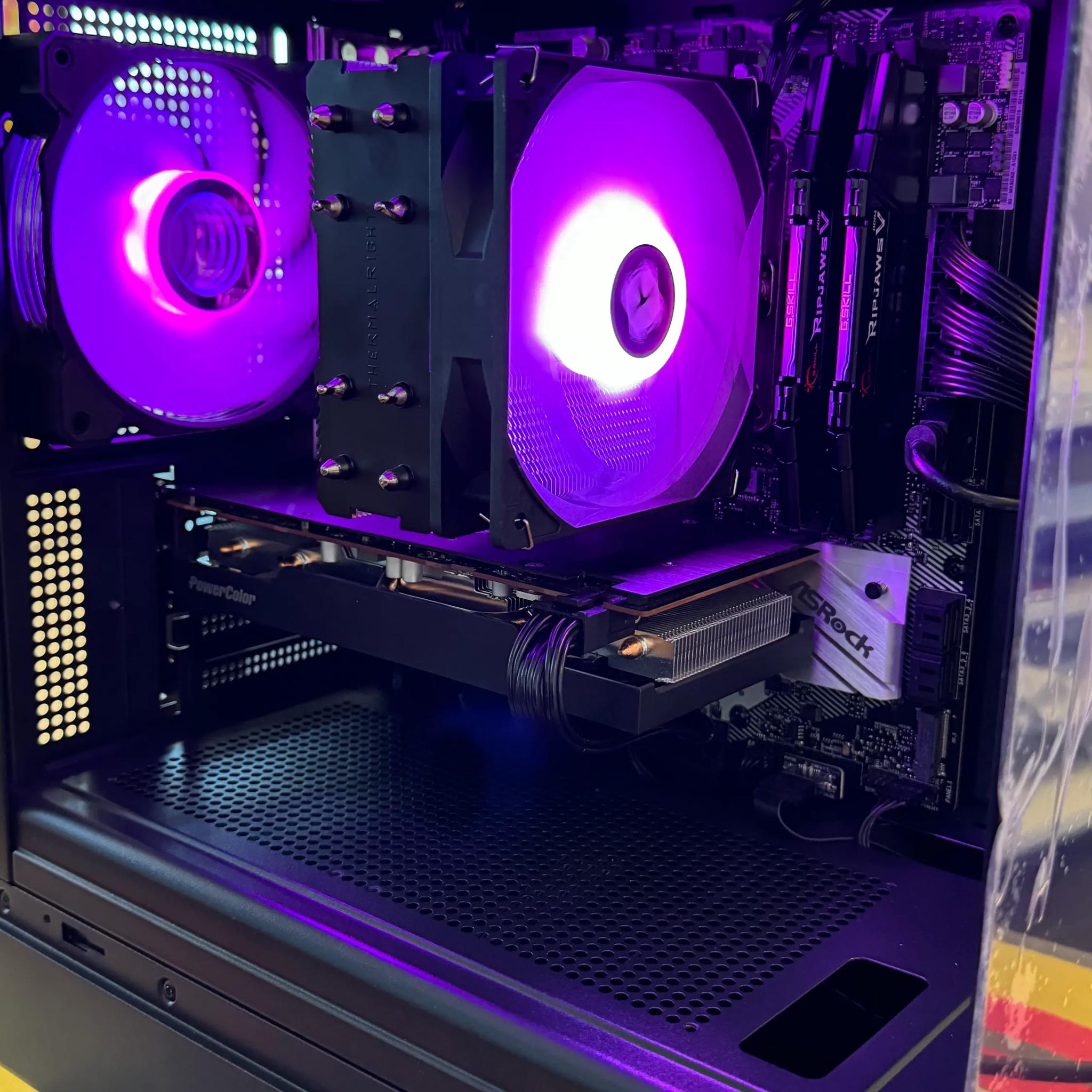 'ALL NEW PARTS' PC with AMD RYZEN 7 5700X & RX 7600