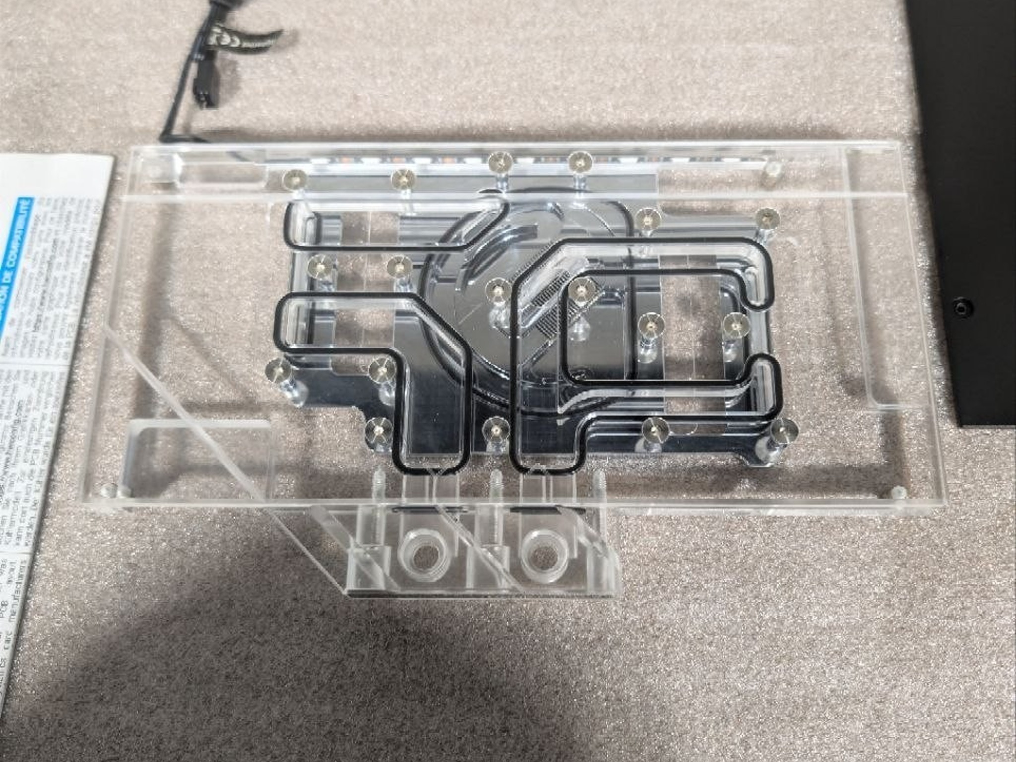 Alphacool Eisblock Aurora Acryl GPX-A Radeon RX 6700XT Gaming X with Backplate (
