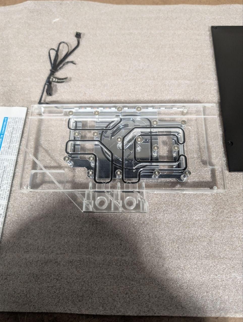 Alphacool Eisblock Aurora Acryl GPX-A Radeon RX 6700XT Gaming X with Backplate (
