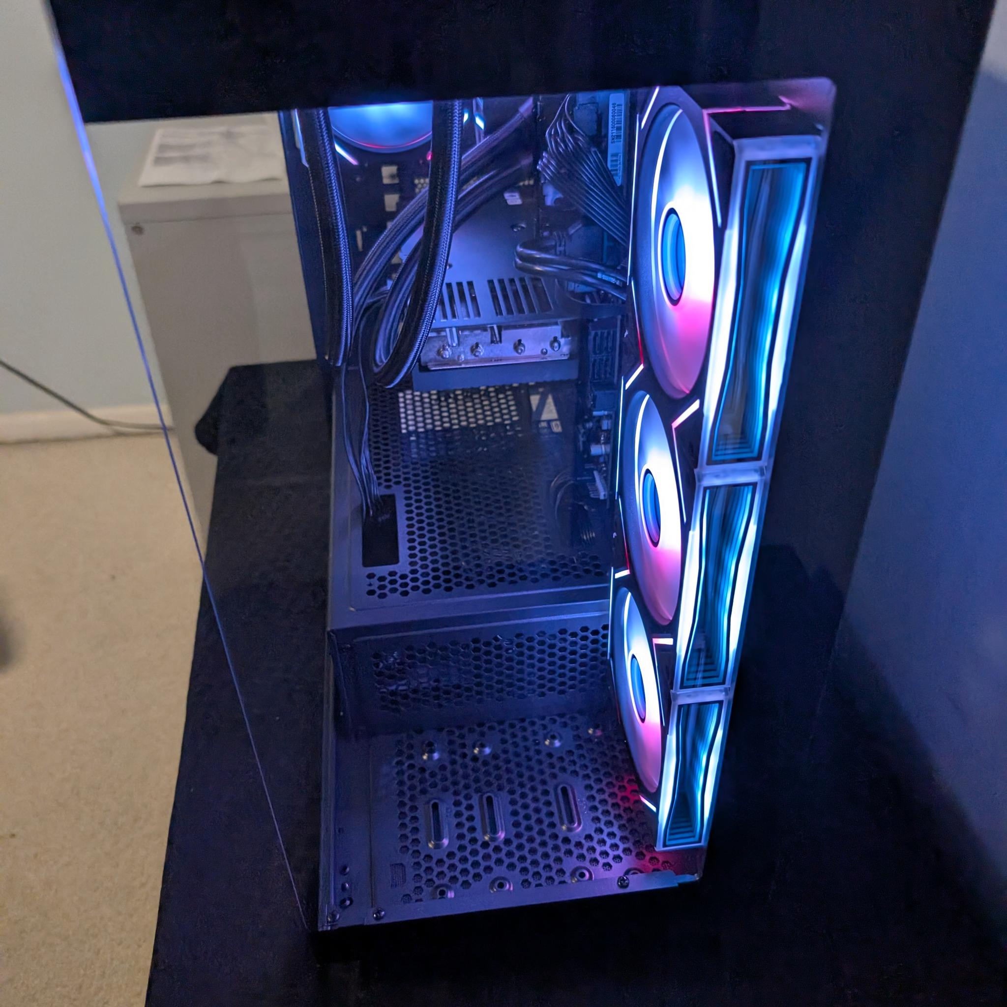 RTX 3060 ti-Intel I7-11700-32GB DDR4 3200-1.5TB Total Storage Gaming PC
