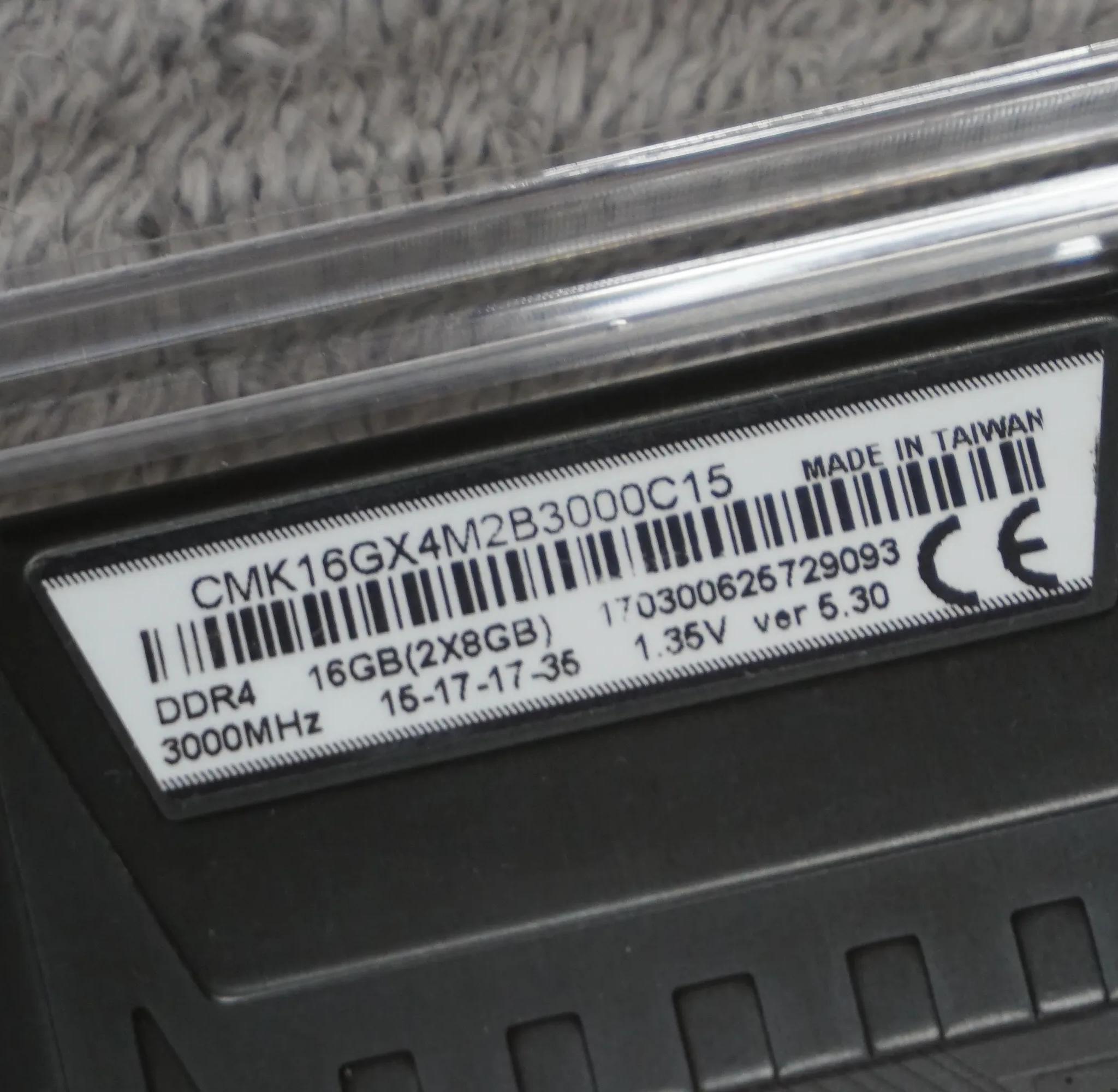 Corsair Vengeance LPX 32GB DDR4 4x8GB 3000MT/s