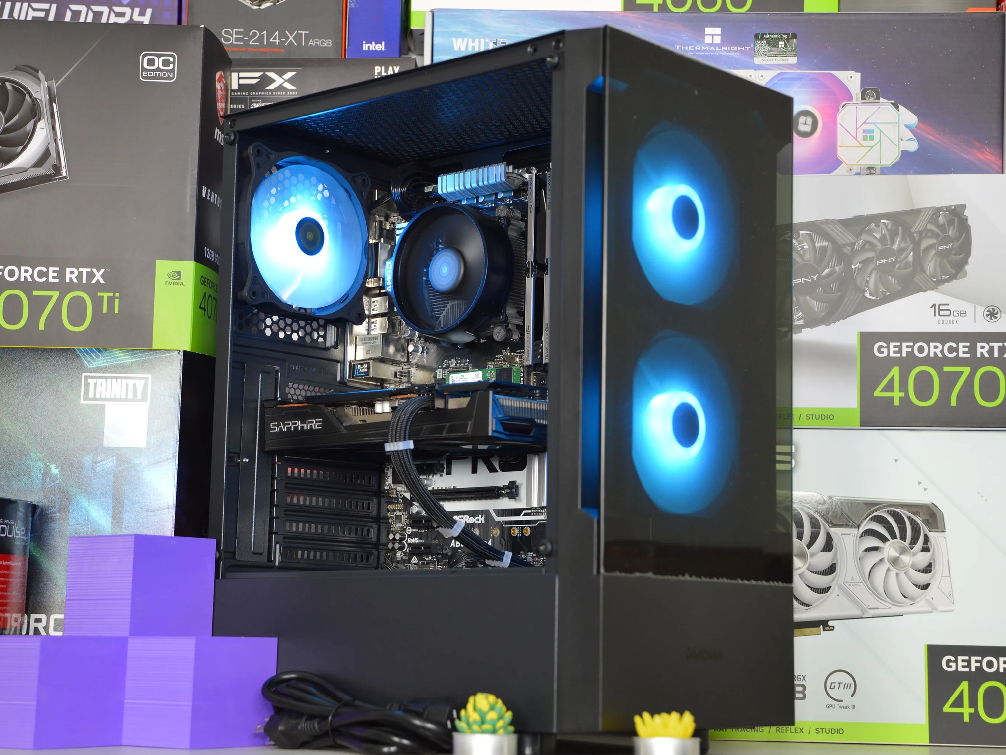 ⚫🌌| RX 5500XT 8GB | RYZEN 5 1600 | 16GB DDR4 RAM | 256GB NVME SSD + 1TB HDD | Midnight Nova |
