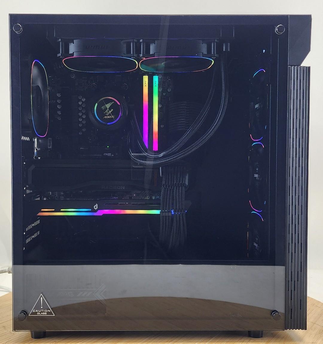 Gaming PC Ryzen 7 7700 32GB RAM 2TB SSD RX 7900 XT 20GB Windows 11 Computer