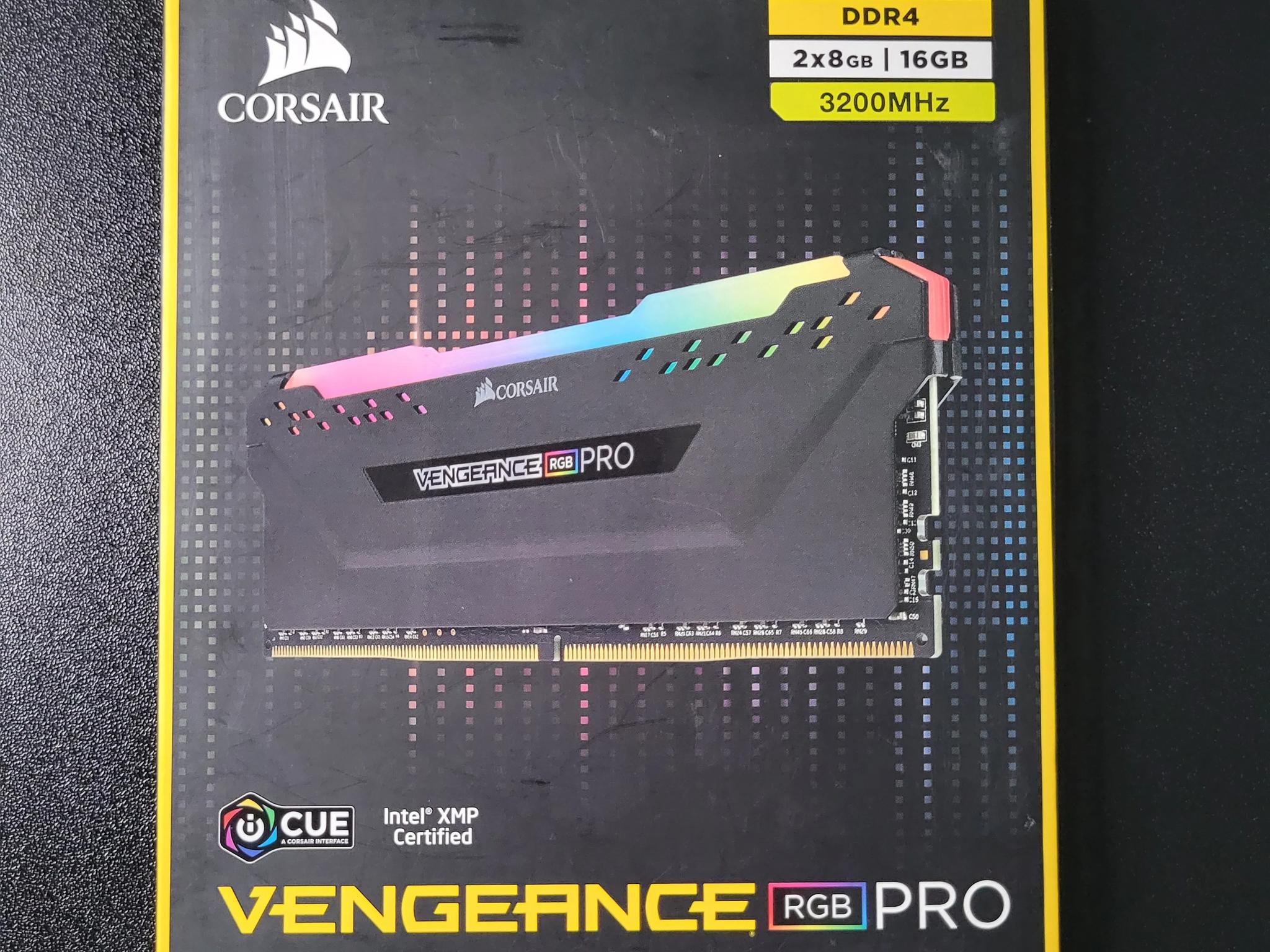 Corsair Vengeance RGB PRO 2x8GBs 3200mhz DDR4