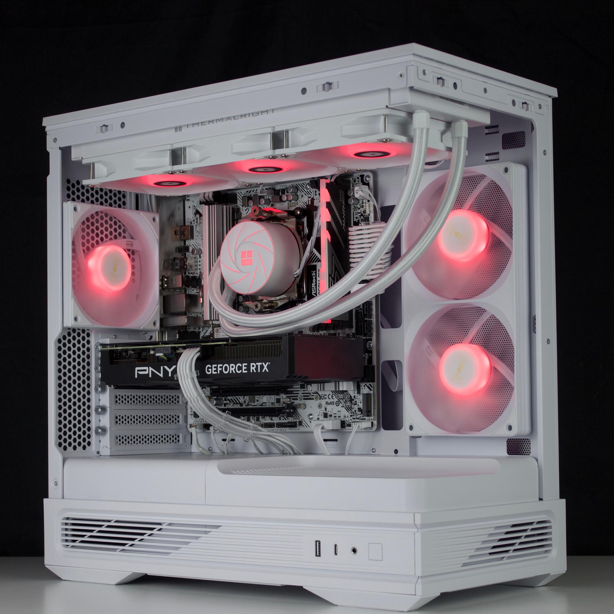 ❄️🧊💎- Whiteout 1440P Gaming PC | RTX 4070, Ryzen 5 7600X, 16GB RAM, 1TB SSD ❄️🧊💎