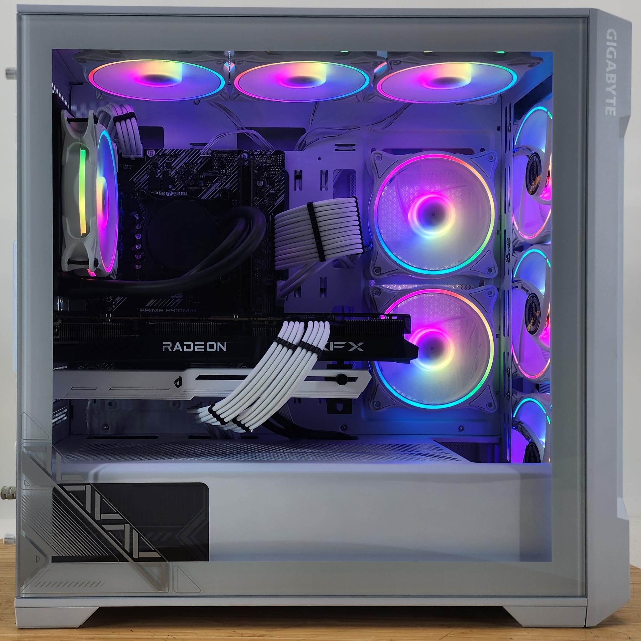 Gaming PC i5-10400F 16GB RAM 512GB SSD+2TB HDD RX 6700 10GB Windows 11 Computer