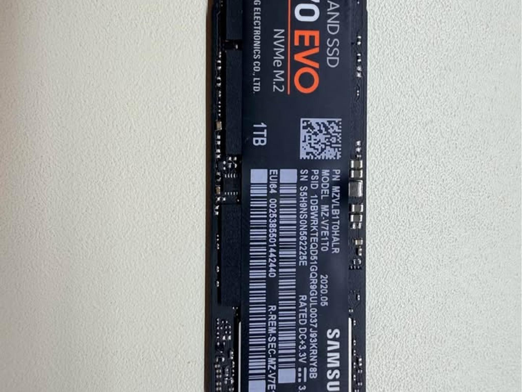 Samsung 970 EVO 1TB NVMe M.2 Internal SSD
