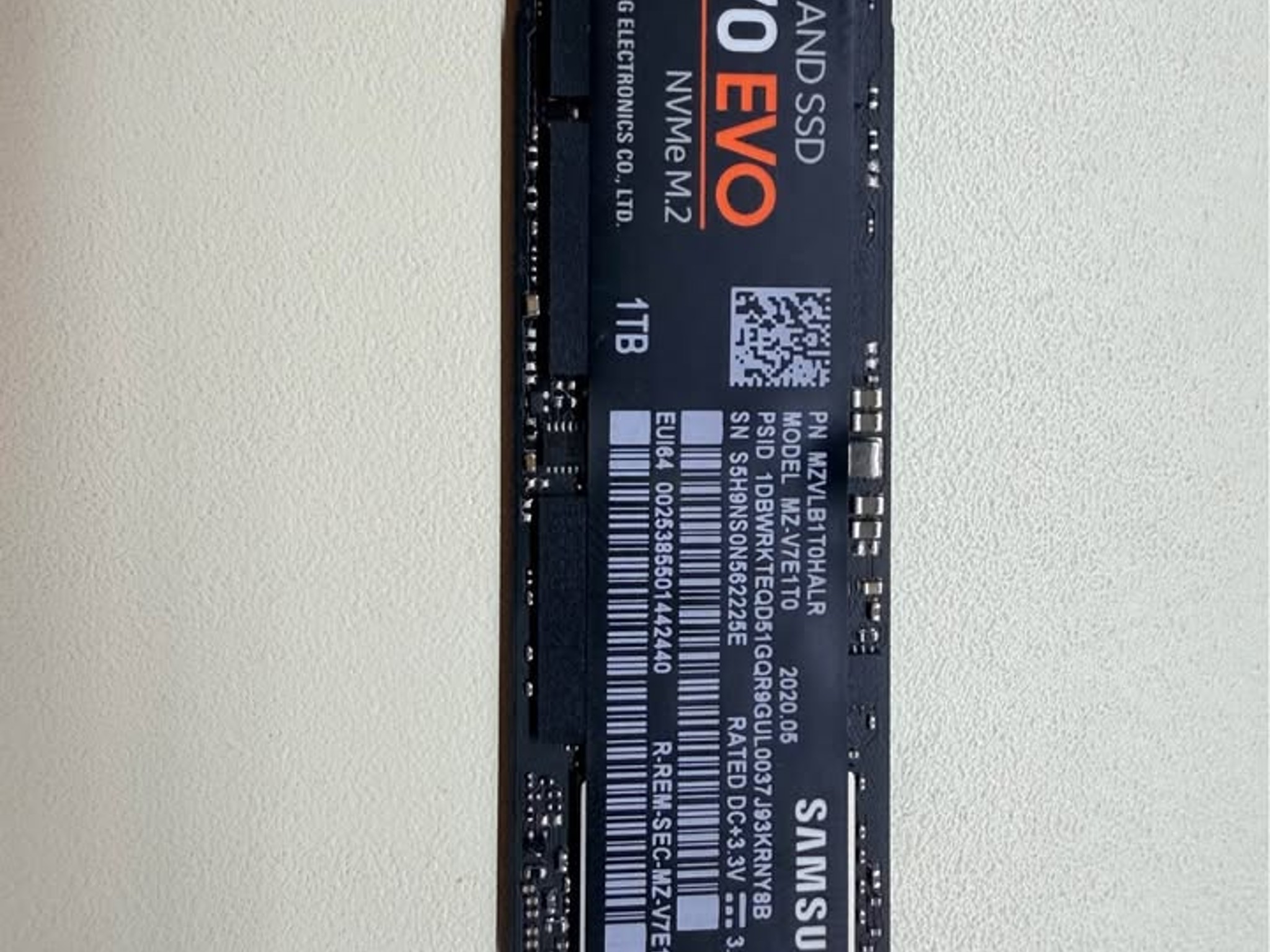 Samsung 970 EVO 1TB NVMe M.2 Internal SSD