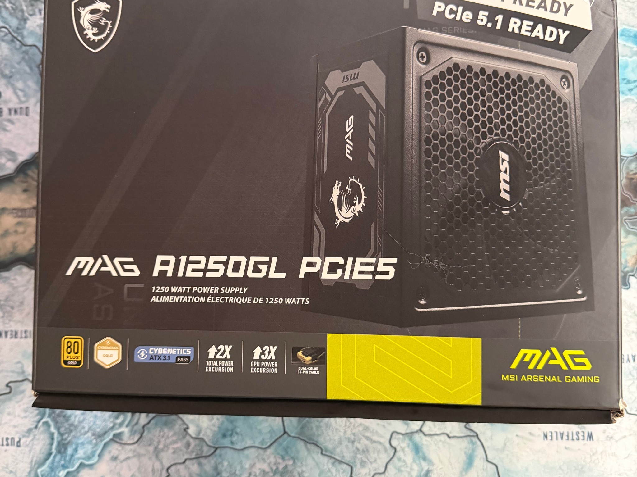 MSI MAG A1250GL PCIE5 1200W