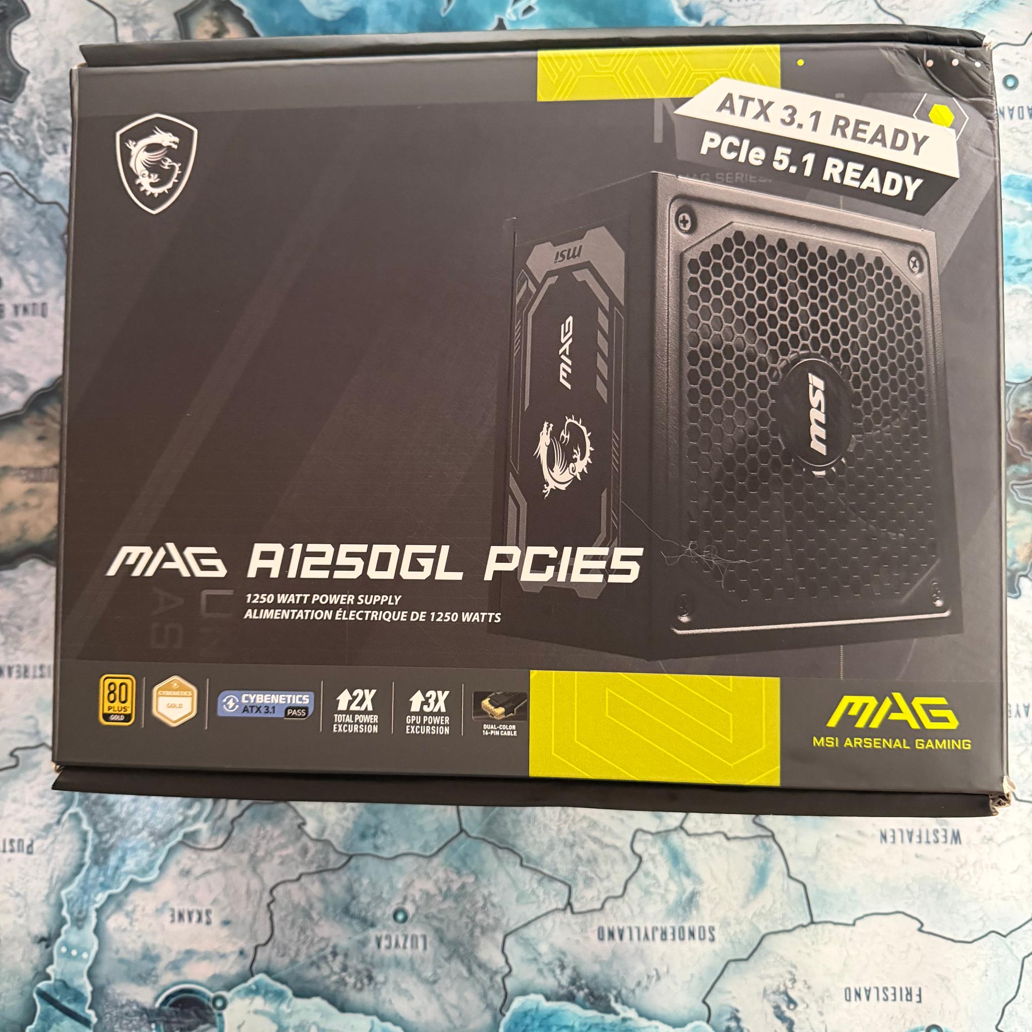 MSI MAG A1250GL PCIE5 1200W