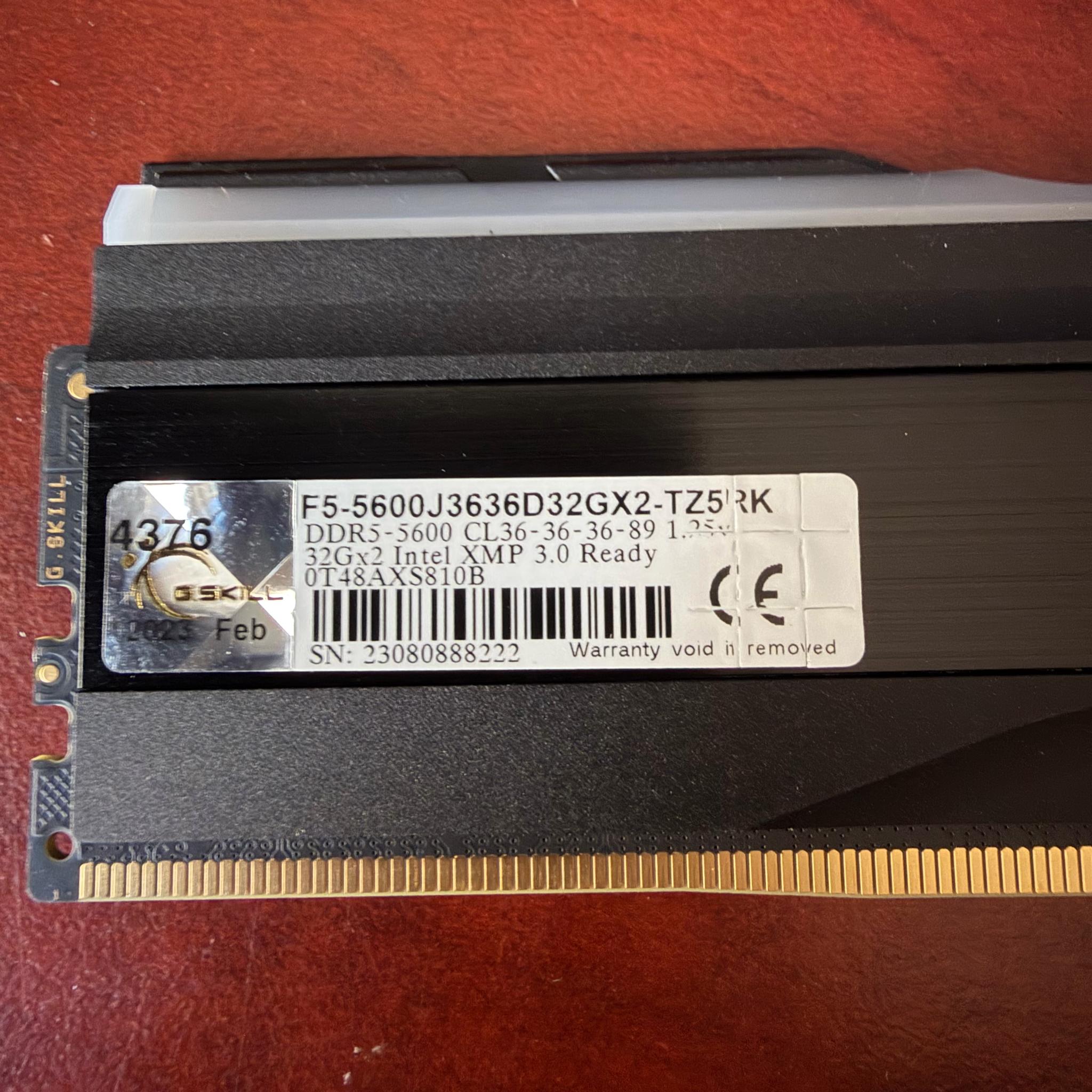 G.Skill Trident Z5 RGB DDR5-5600 64GB Set