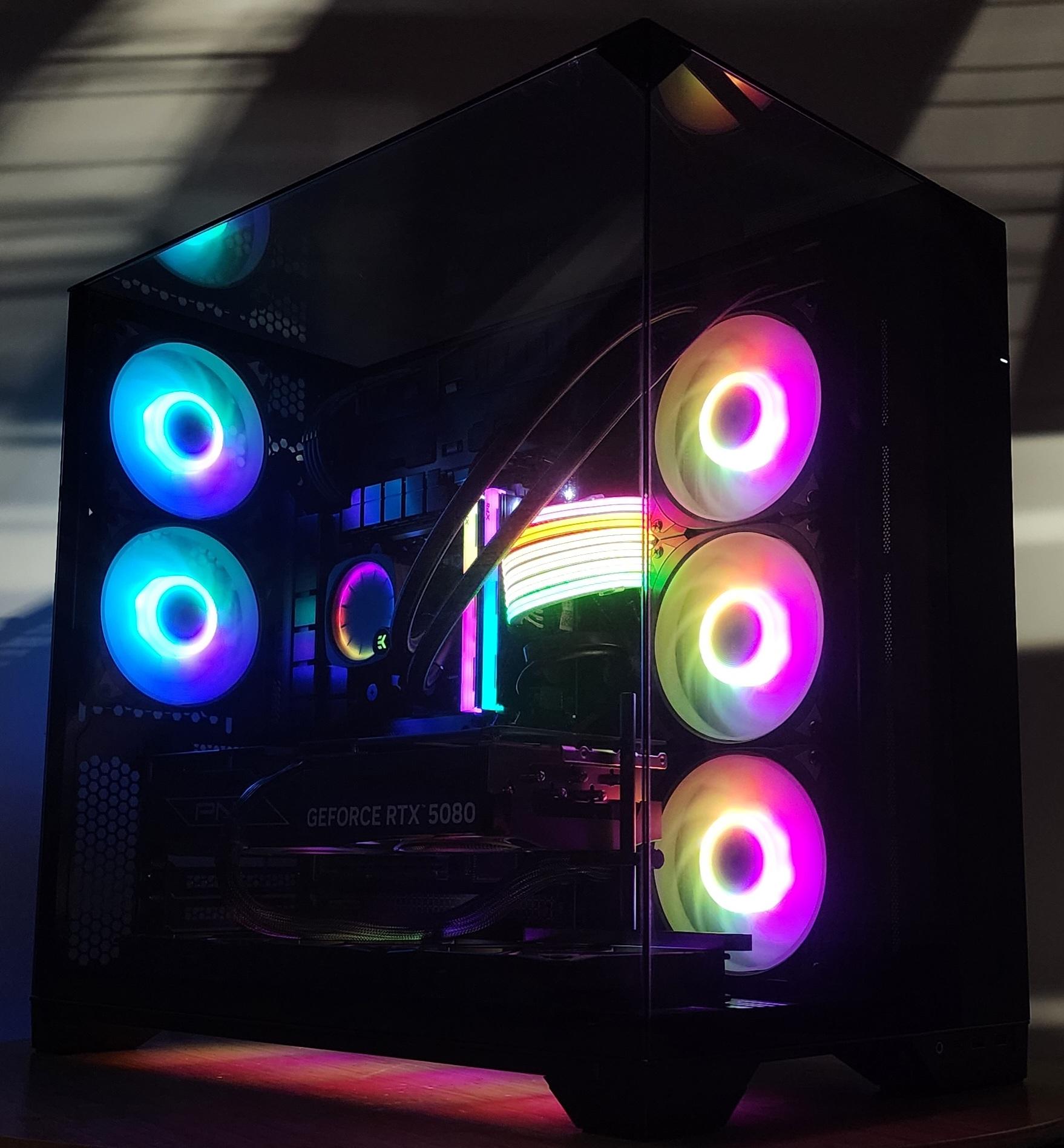 Gaming PC Ryzen 7 9700X 32GB RAM 2TB SSD RTX 5080 16GB Windows 11 Computer