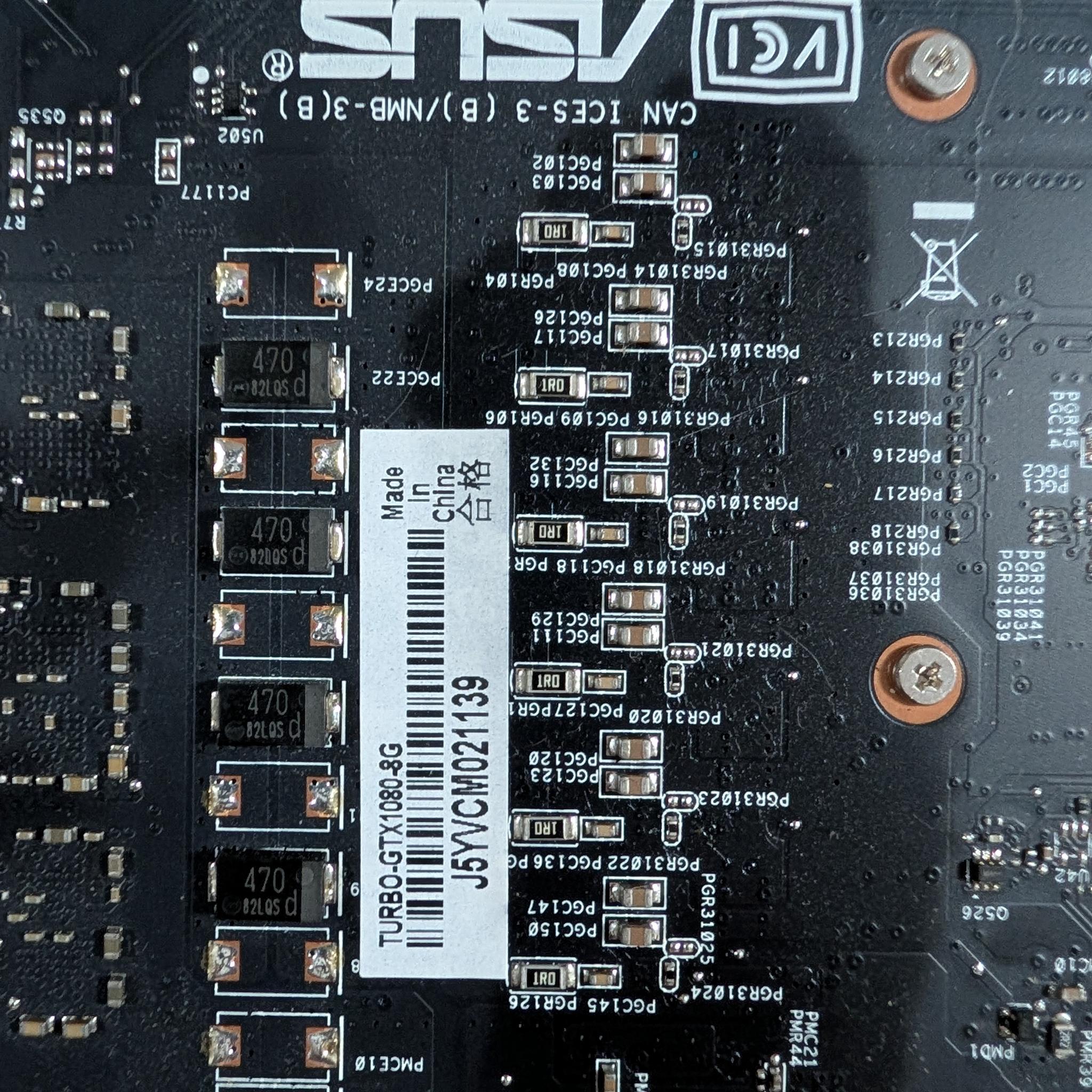 Asus Nvidia GTX 1080 Turbo 8GB