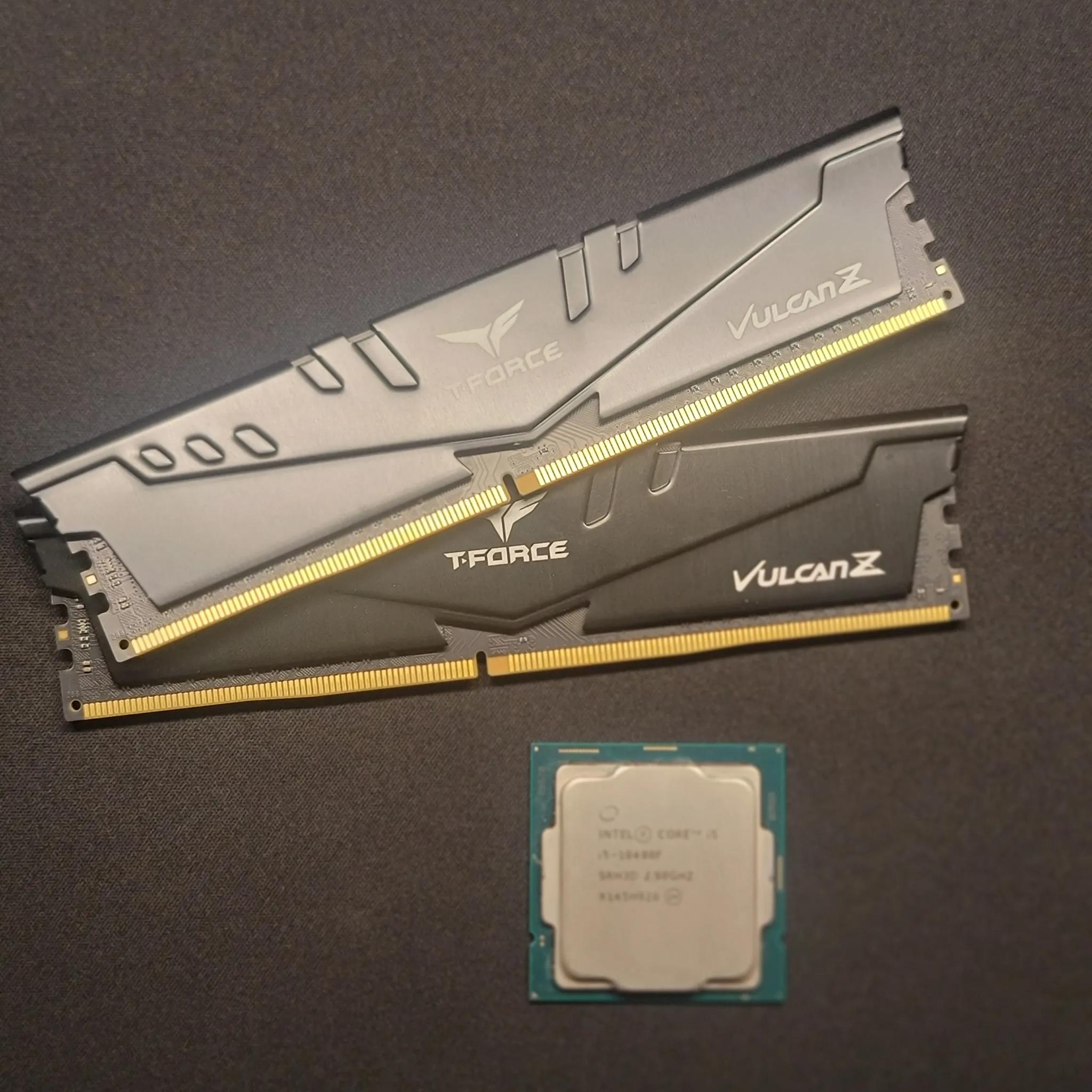 Intel i5-10400F CPU & 16gb DDR4 3600 CL18 RAM