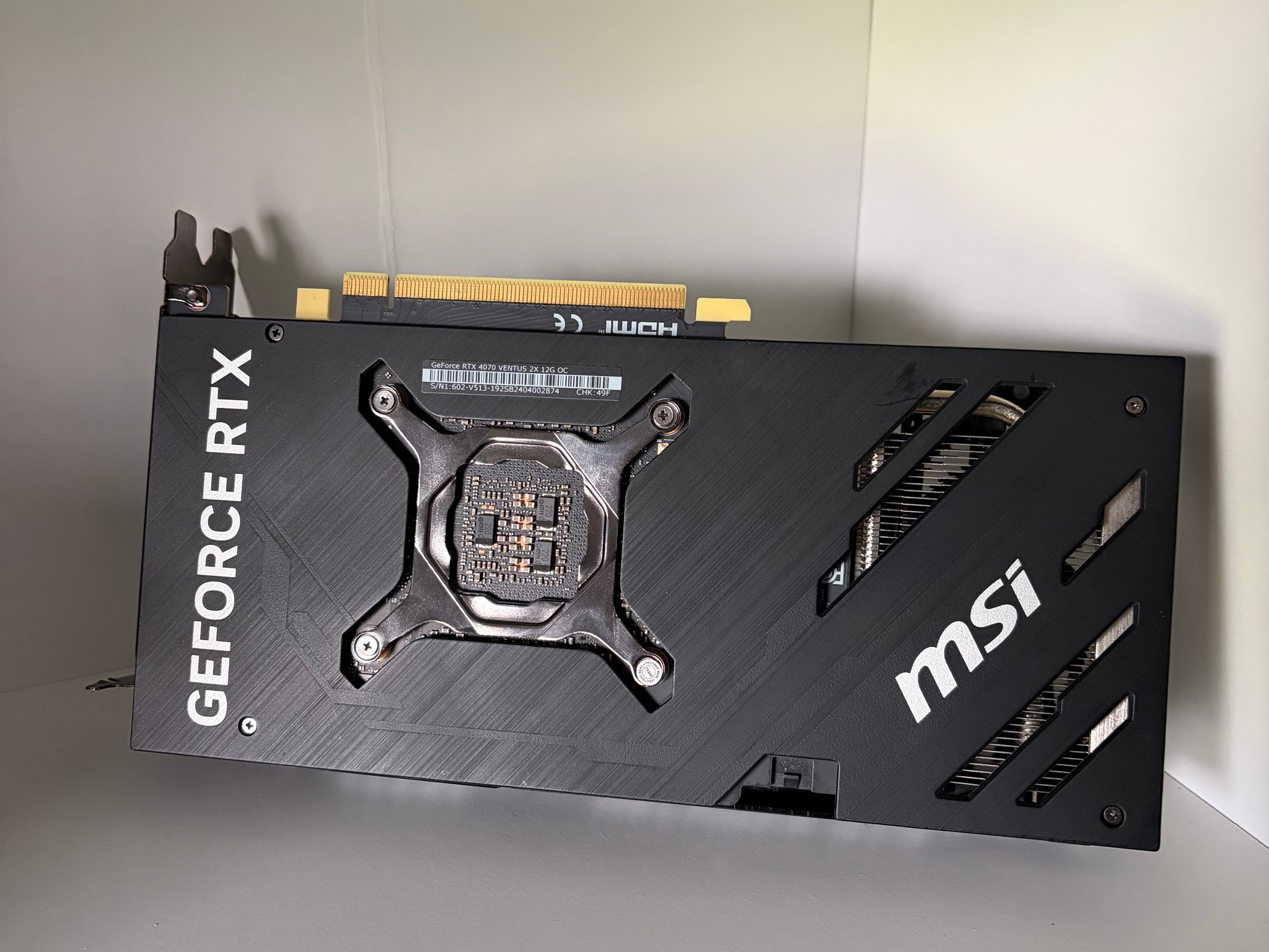 MSI GeForce RTX 4070 VENTUS 2X 12G OC
