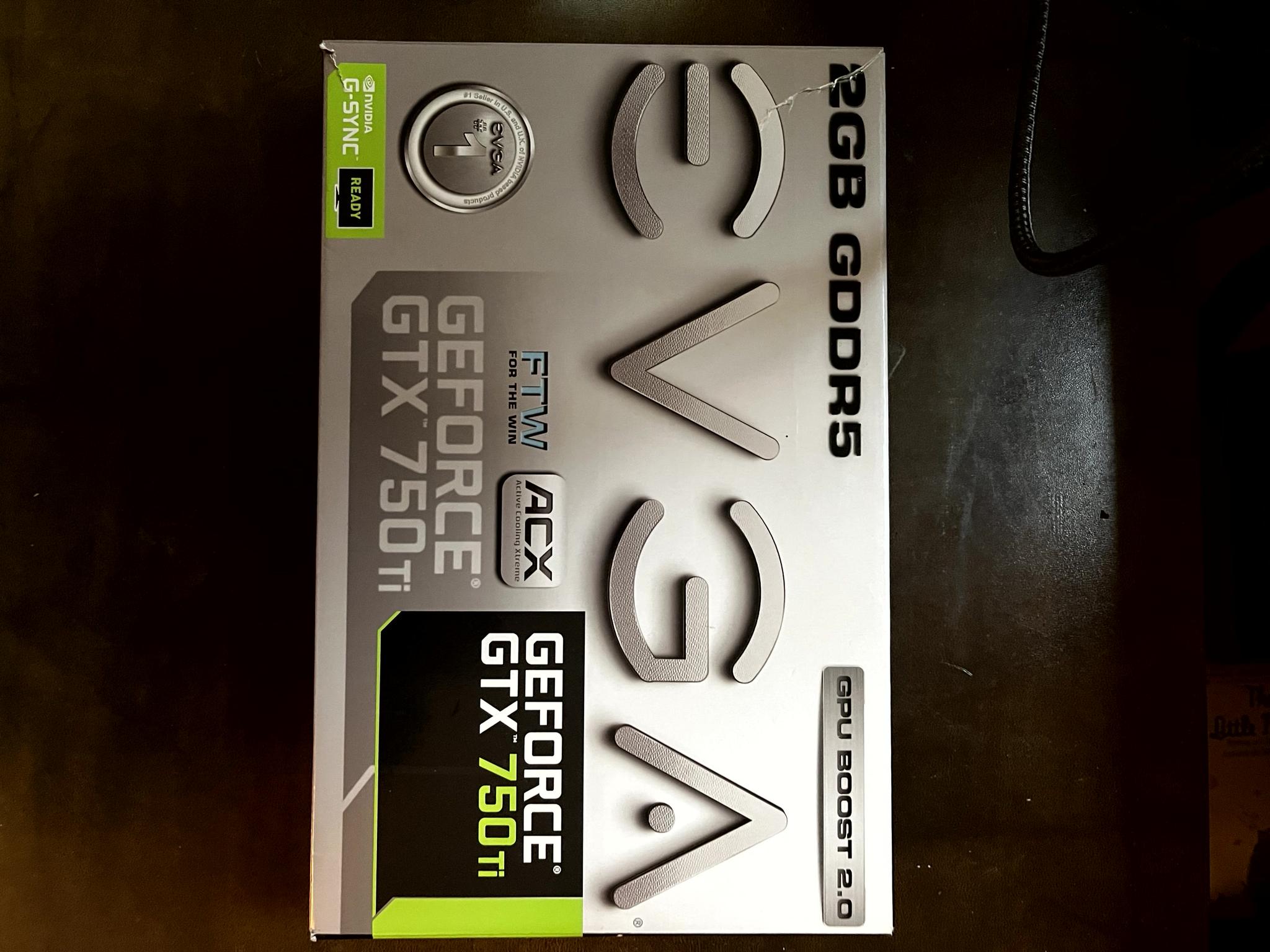 EVGA e-GeForce 8800 GTX and EVGA GTX 750Ti FTW retro GPUs