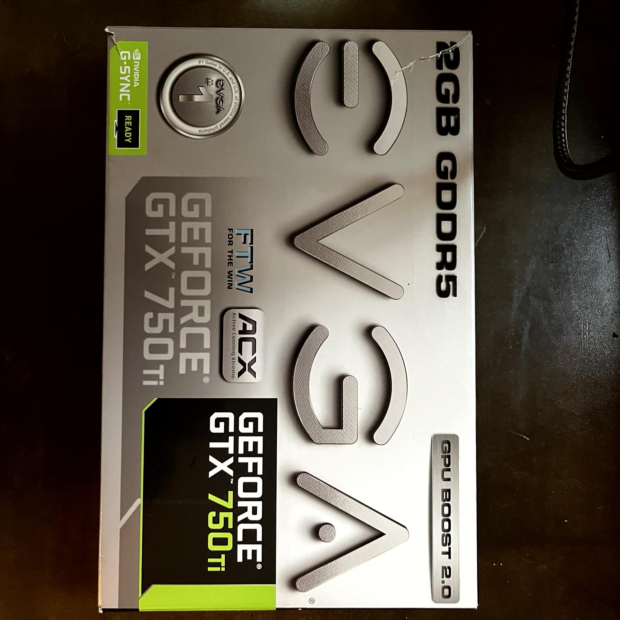 EVGA e-GeForce 8800 GTX and EVGA GTX 750Ti FTW retro GPUs