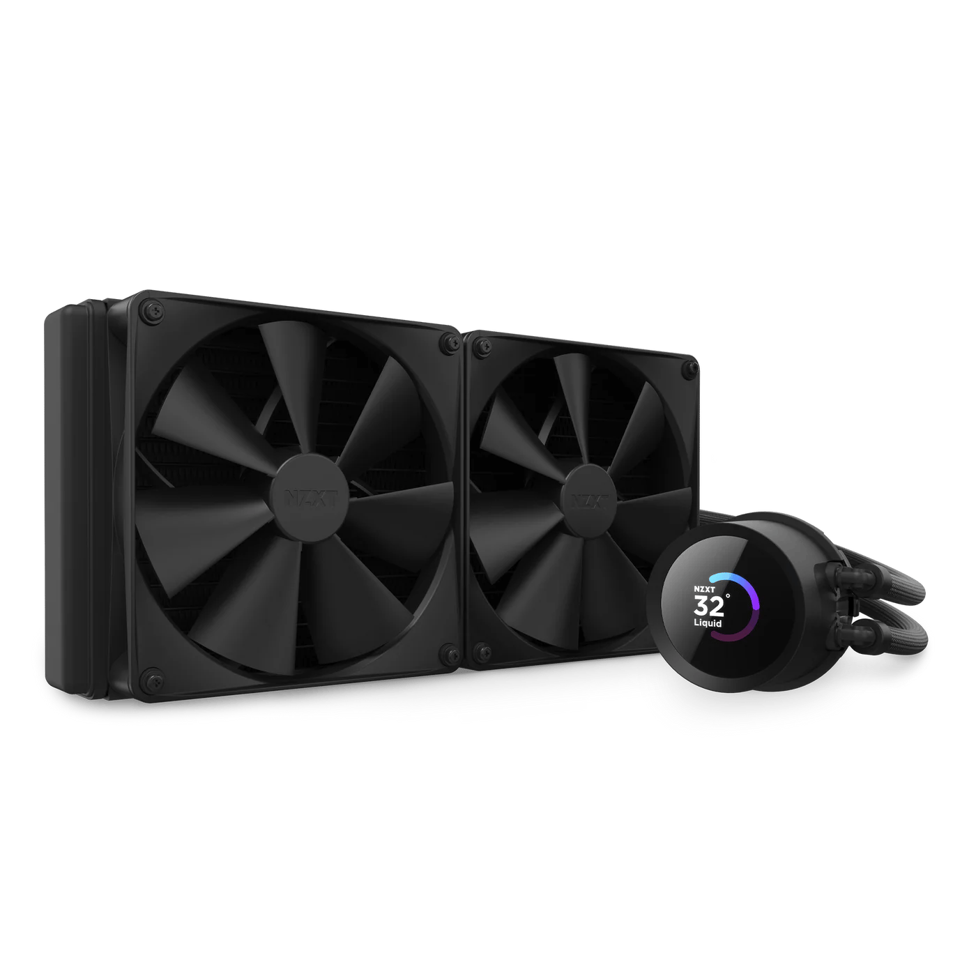 NZXT Kraken 280mm - RL-KN280-B1 - AIO CPU Liquid Cooler - LCD Display New Sealed