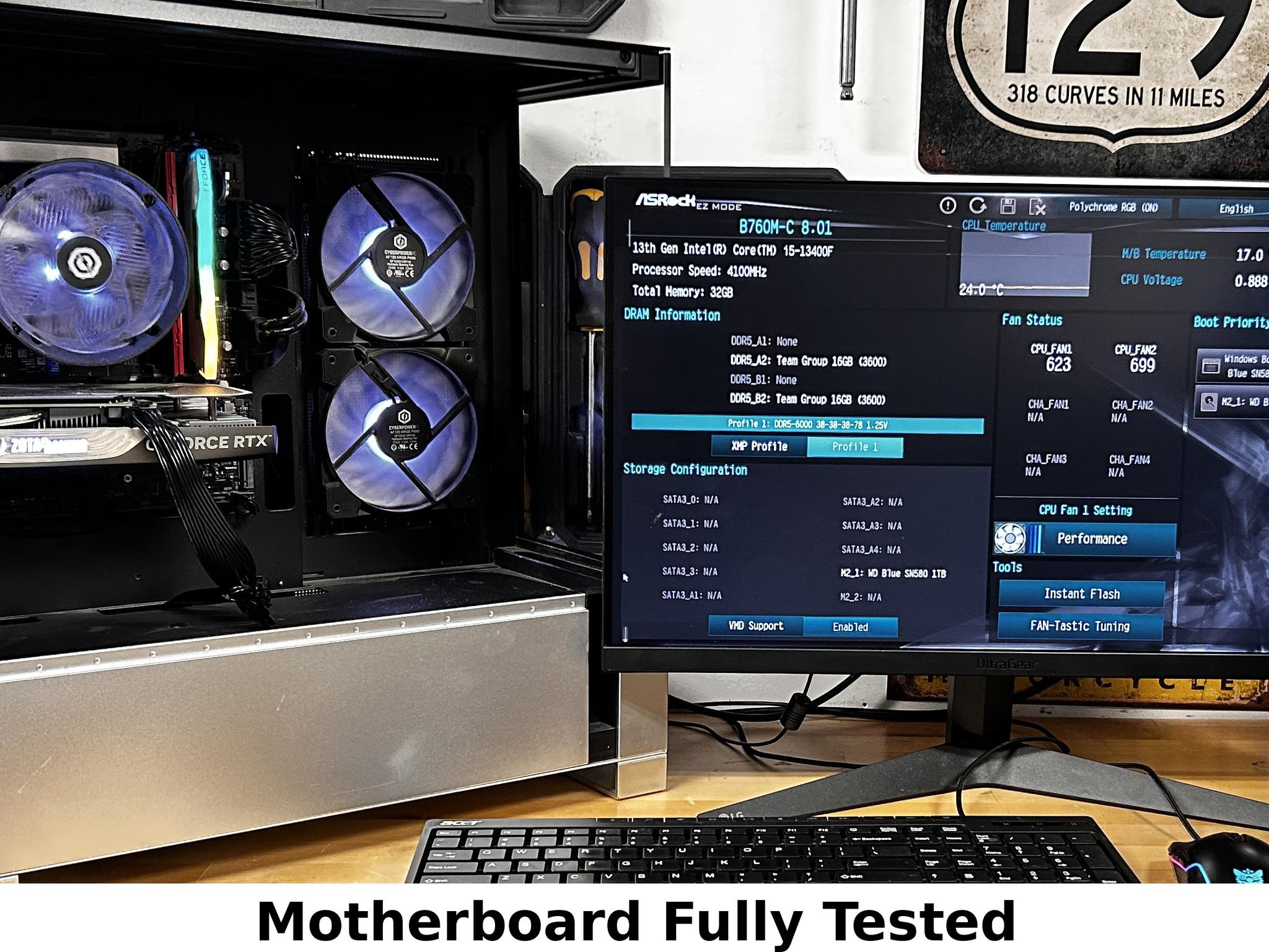 B760M-C LGA1700 mATX ASROCK Motherboard
