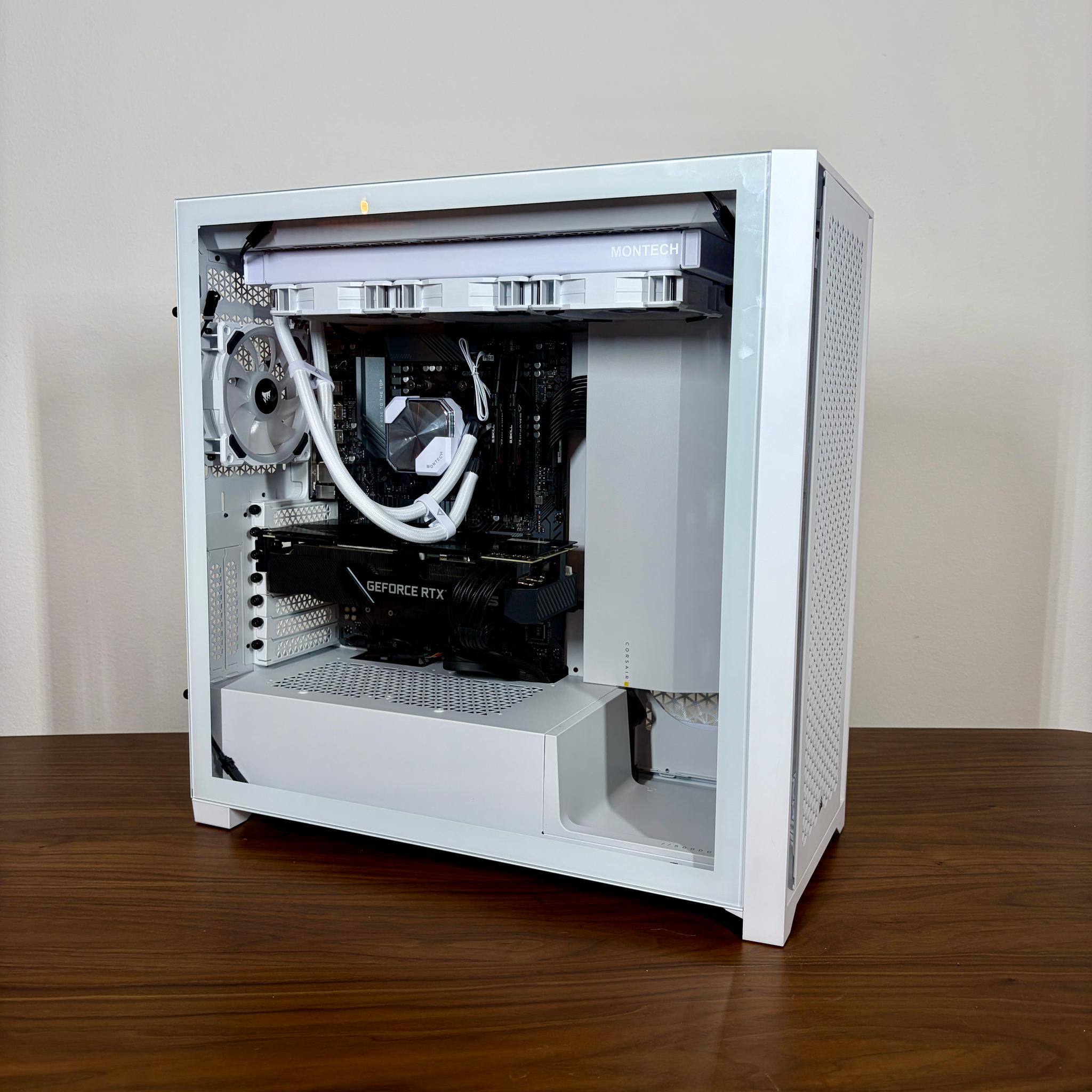 White RGB Corsair 5000D build | Ryzen 7 5700x | 16GB RAM + 1TB SSD | ASUS 2070 Super