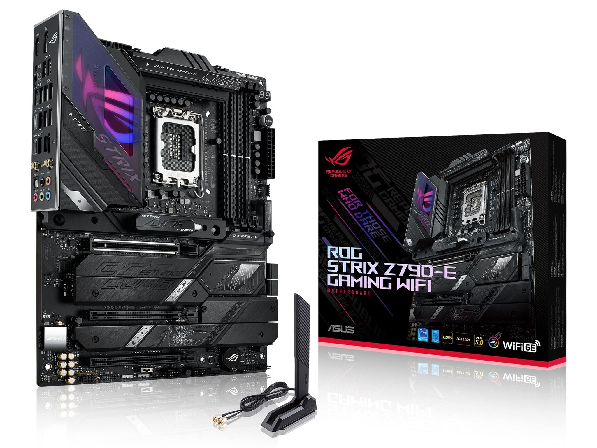 New ASUS ROG Strix Z790-E Gaming WiFi 6E LGA 1700 ATX Gaming Motherboard