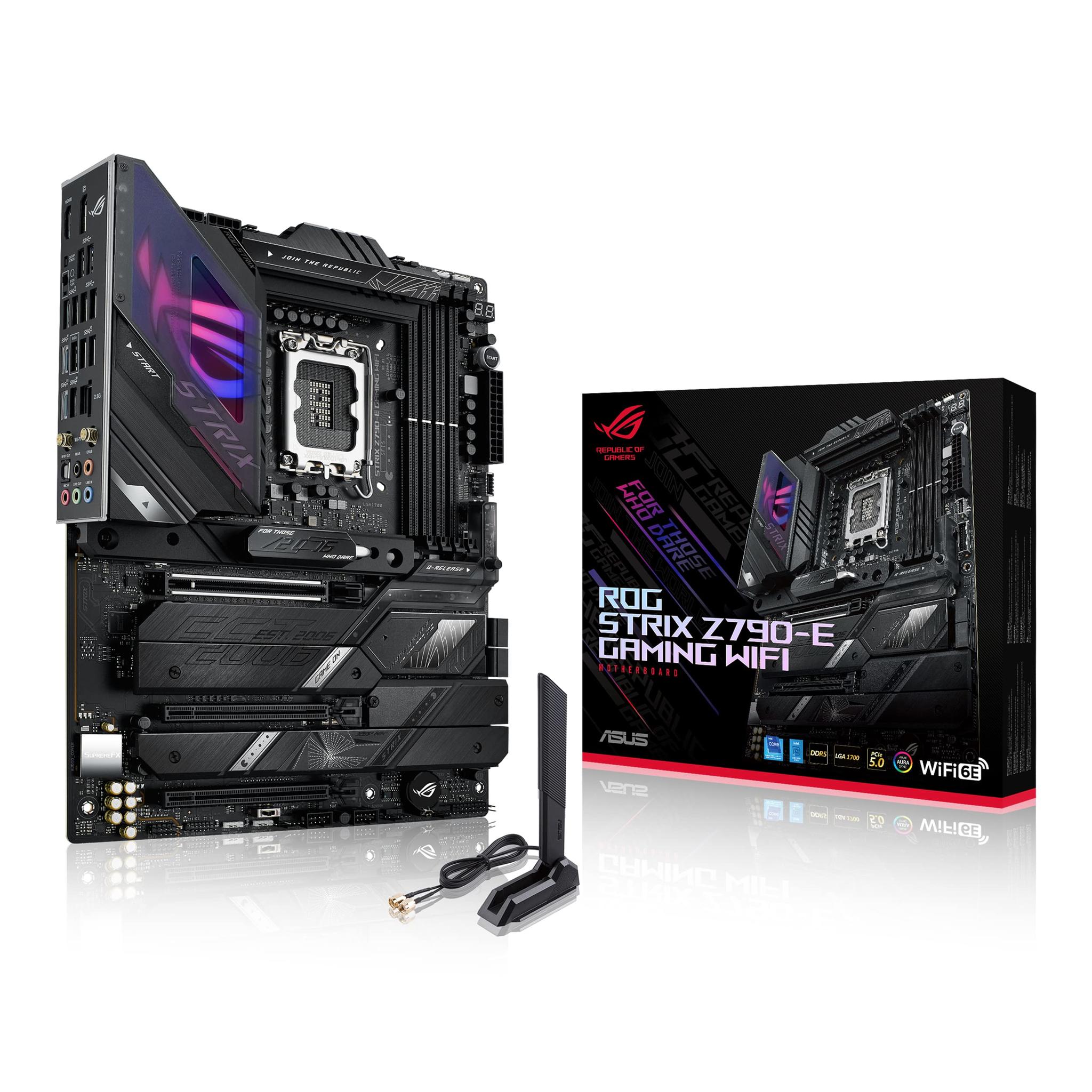 New ASUS ROG Strix Z790-E Gaming WiFi 6E LGA 1700 ATX Gaming Motherboard