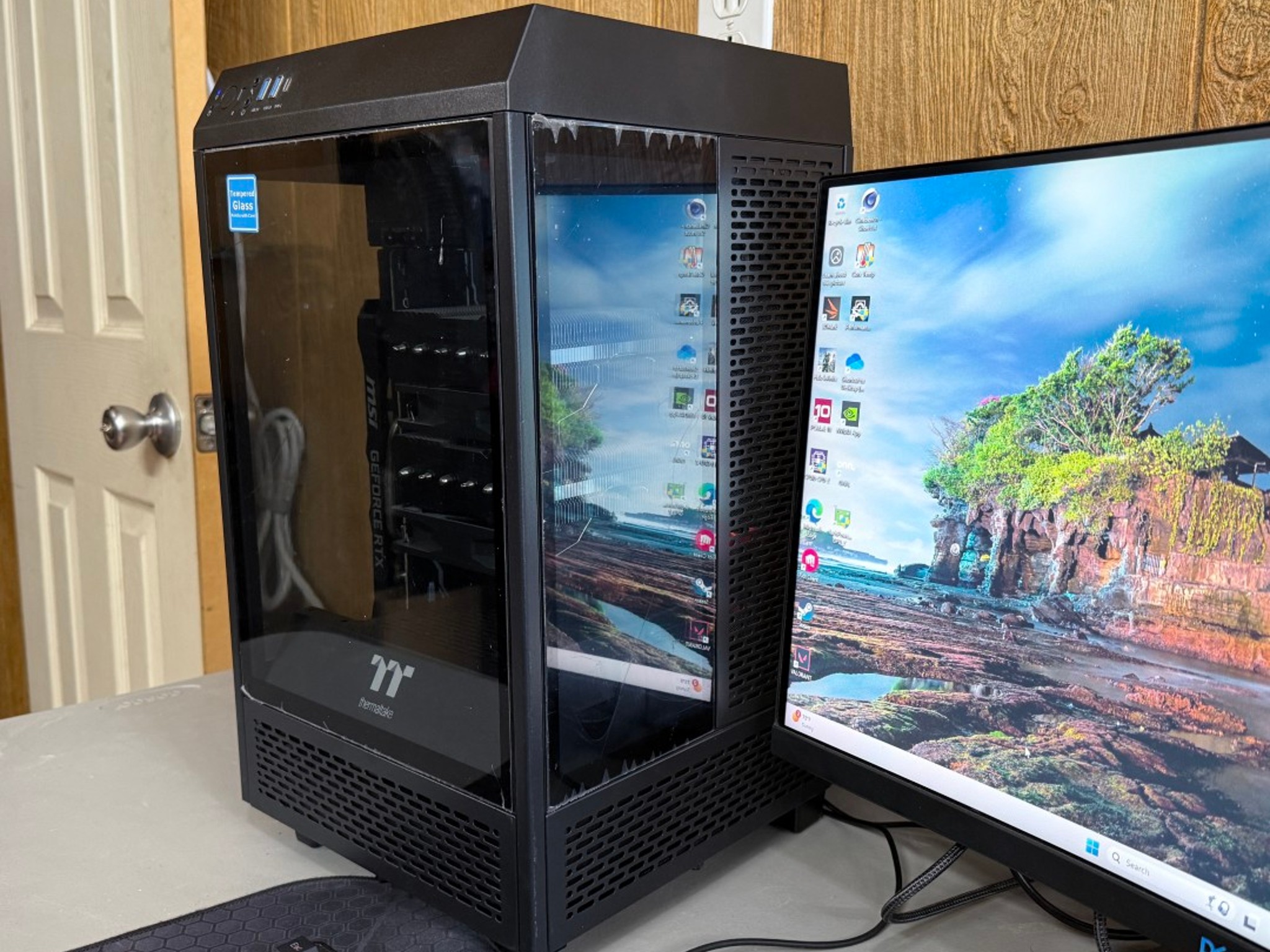 Thermaltake Tower 100 Showcase PC - 11700K, 64GB, RTX 2060 12gb, 2TB NVME, Ready to Work or Game!