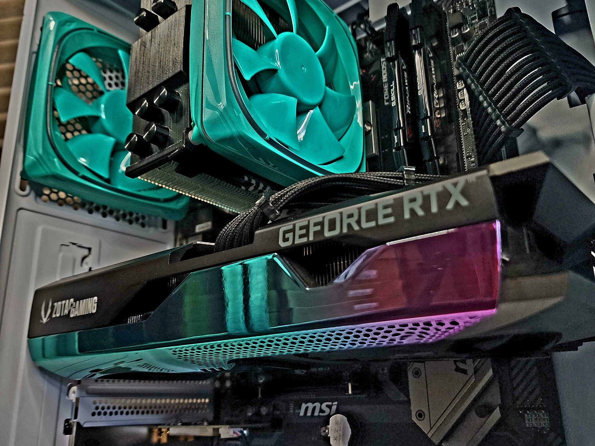 💎🤍💎 Zotac RTX 3070 // AMD Ryzen 7 3700X // OLOy 16GB 3200MHz